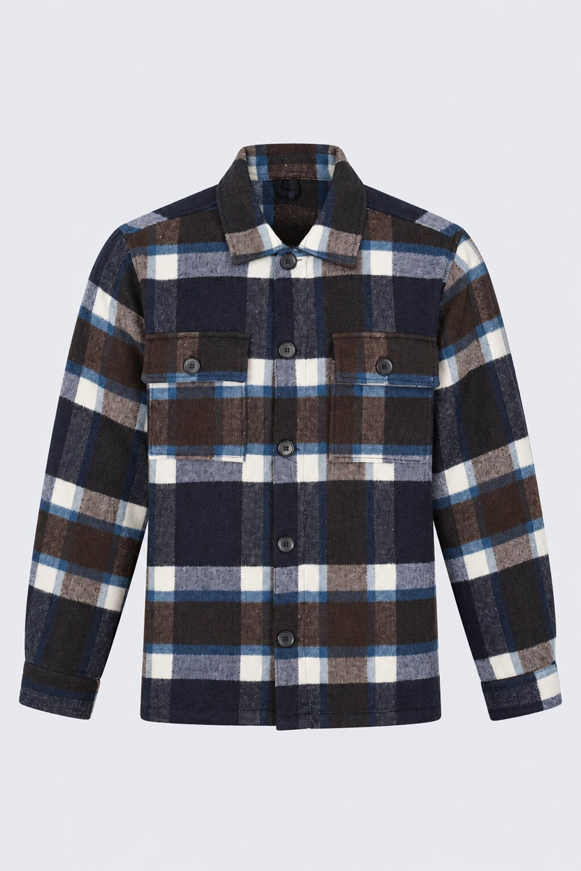 Mens Navy Wear Regular Fit Shaket - Image 7