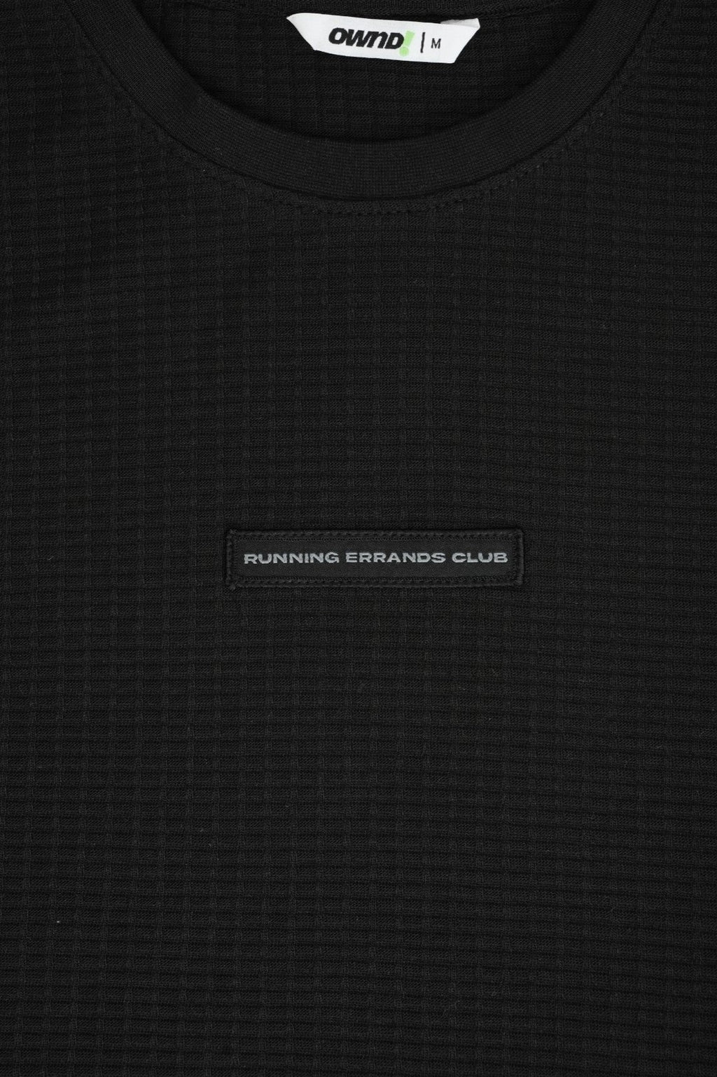 Mens Black Cotton Blend Regular Fit T-Shirt - Image 8