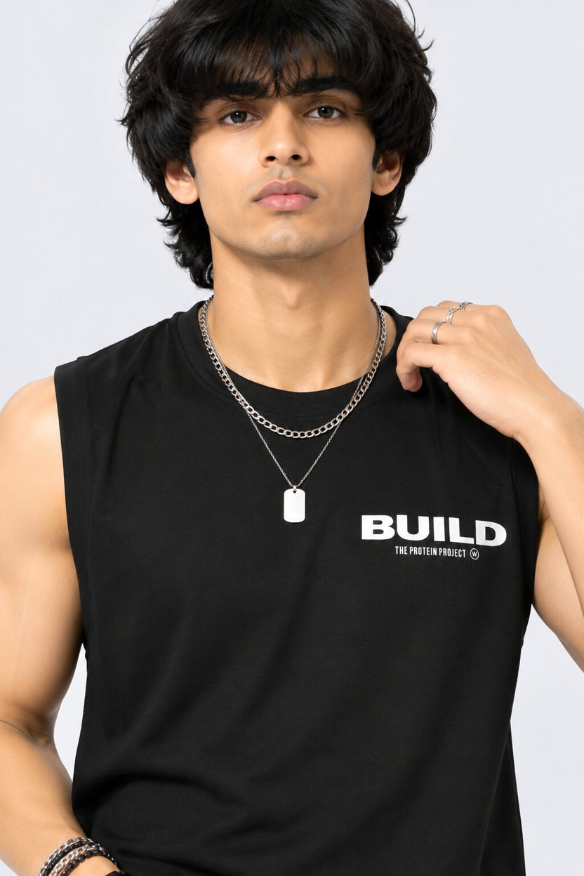 Mens Black Graphic Regular Fit T-Shirt - Image 3
