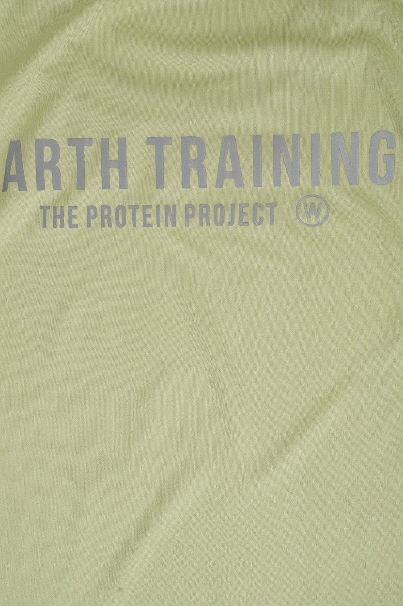 Mens Light Green Regular Fit T-Shirt - Image 8