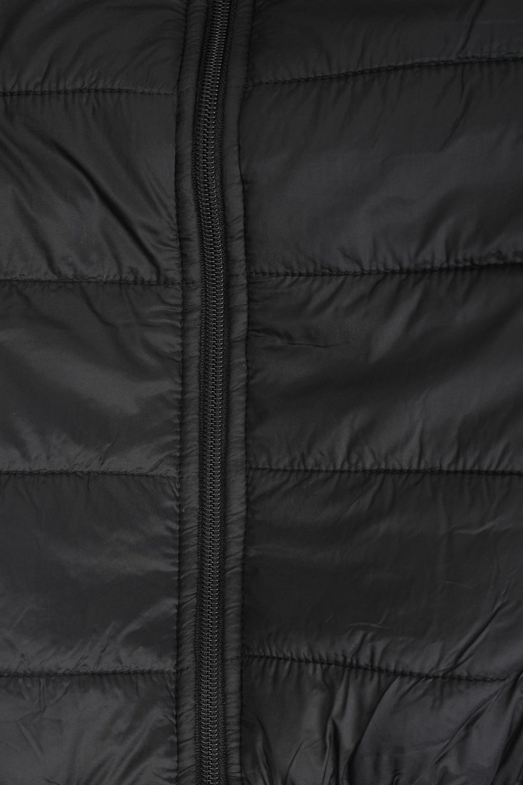Mens Black Hooded Bomber Jacket - Image 8