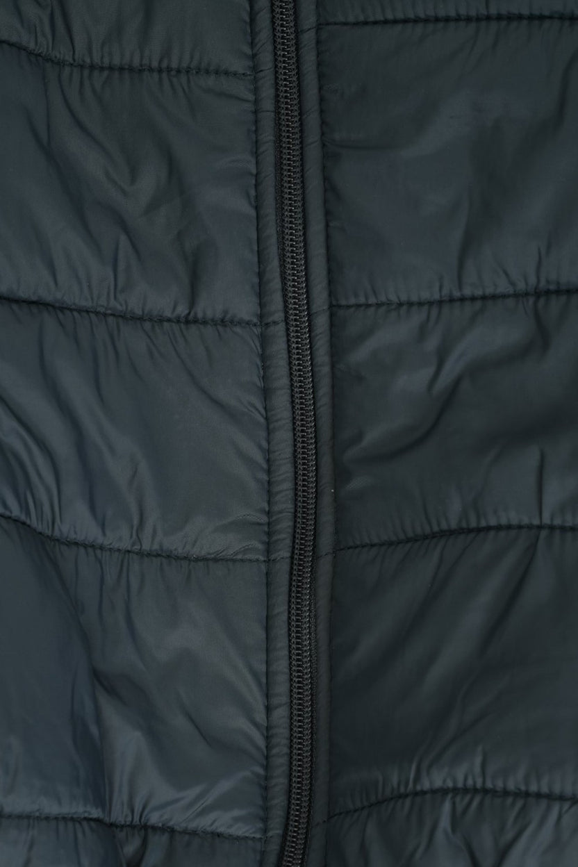 Mens Teal Hooded Winter Bomber Jacket - Image 8