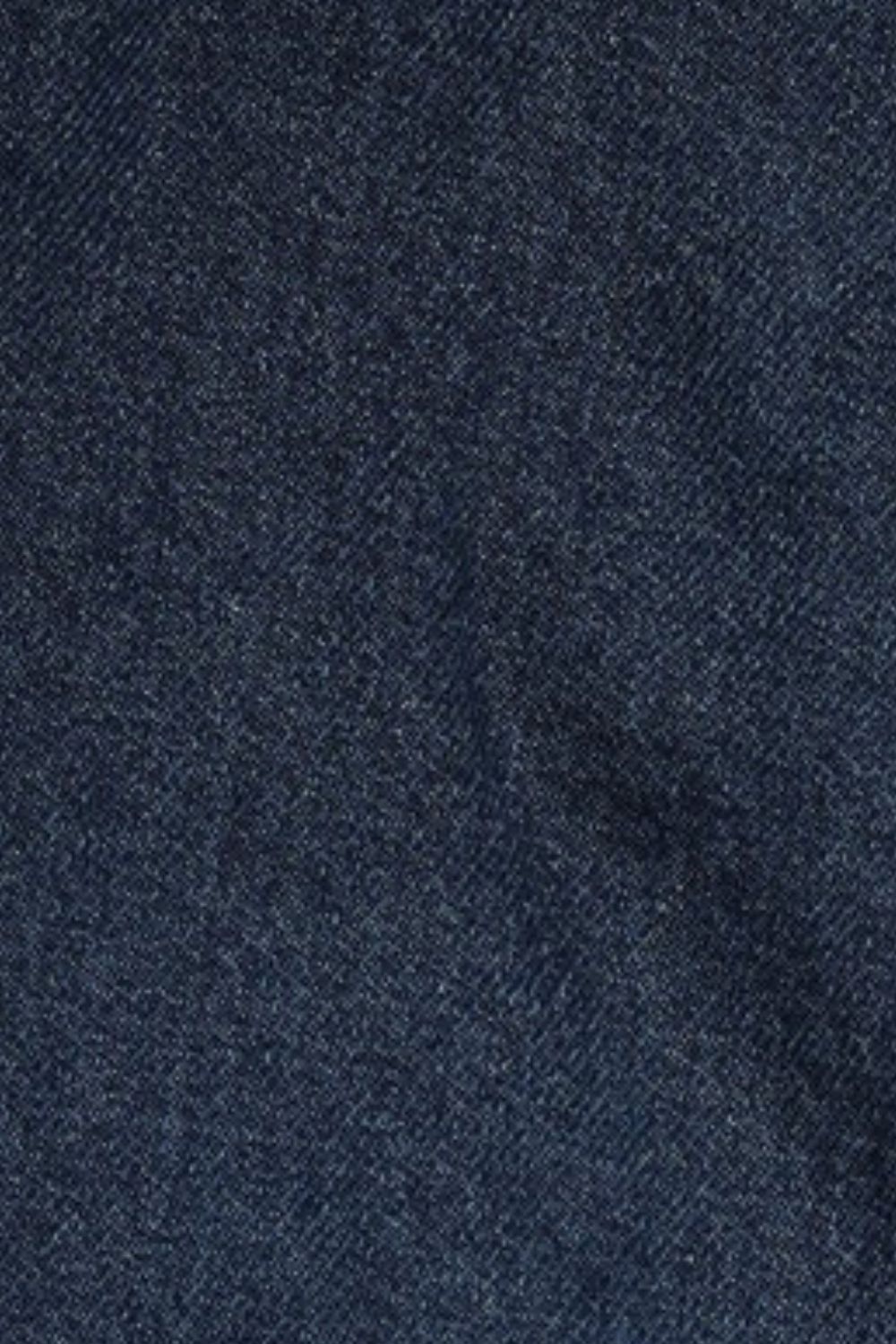 Womens Navy Barrel Fit Belted Jeans With 5 Pocket - Image 8