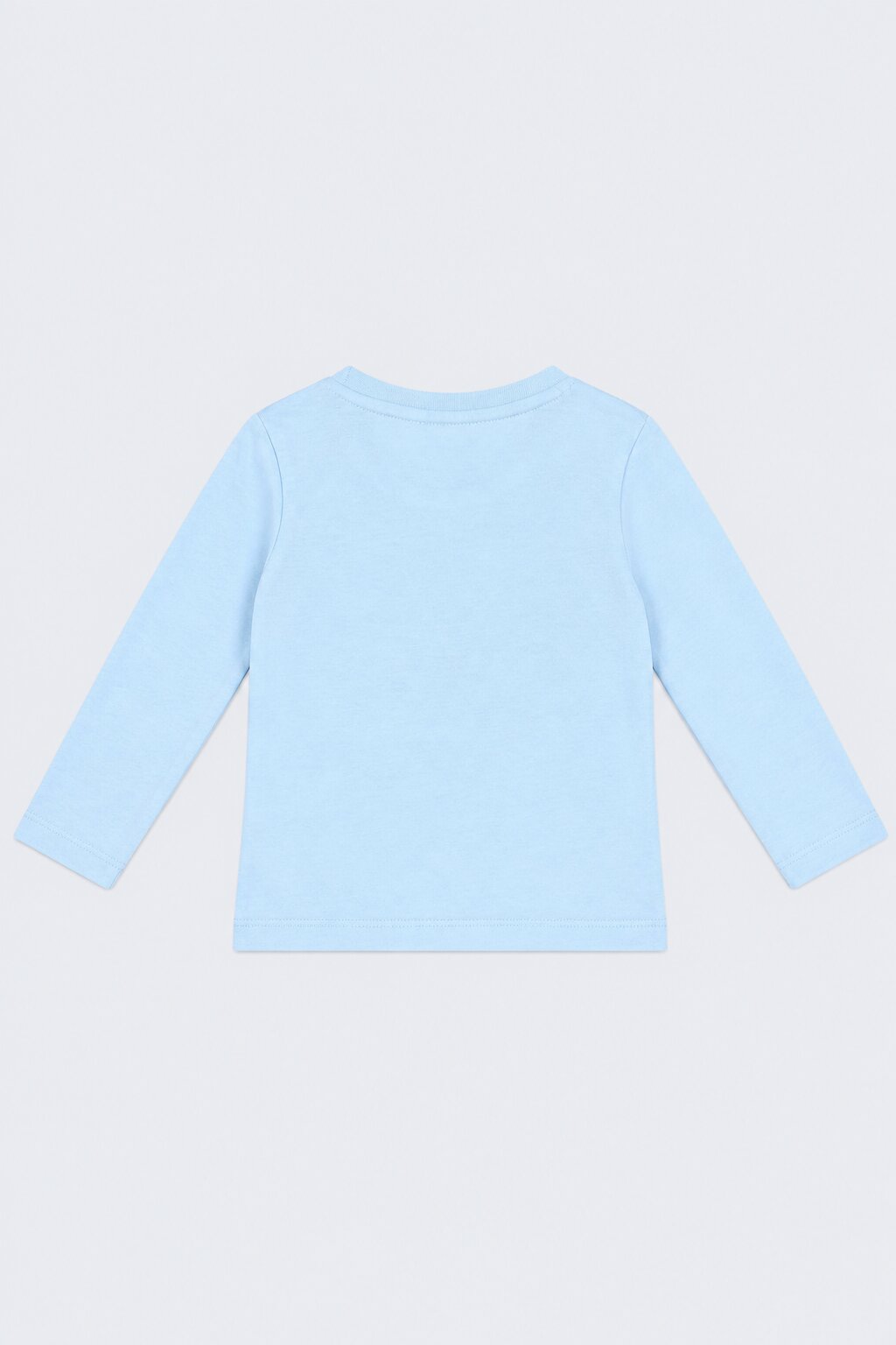Girls Light Blue Floral Bunny Print T-Shirt - Image 4