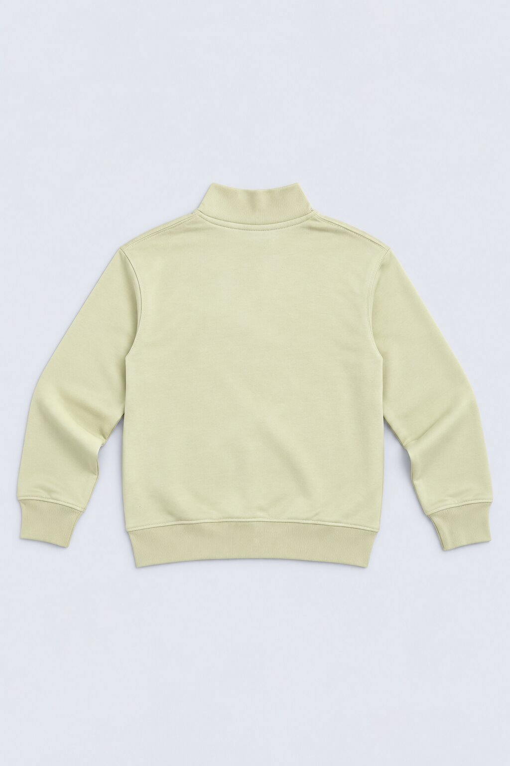 Tweens Boys Lime Graphic Print Half Zip Sweatshirt - Image 4
