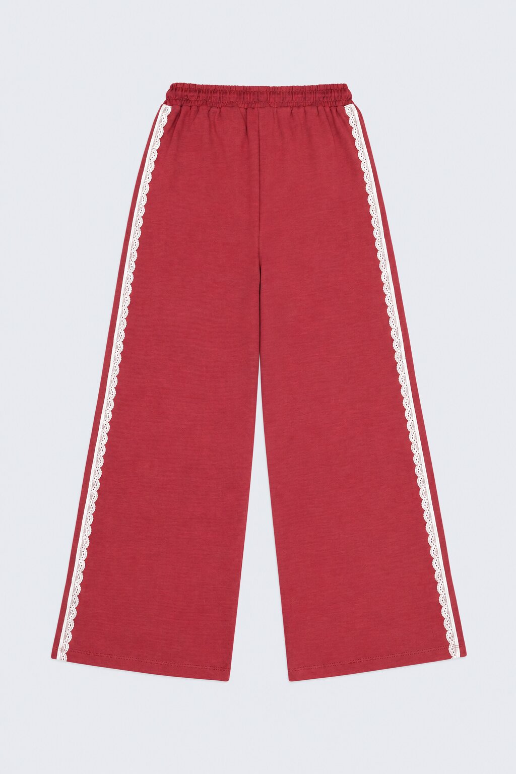 Tweens Girls Red Lace Detail Relaxed Fit Pant - Image 4
