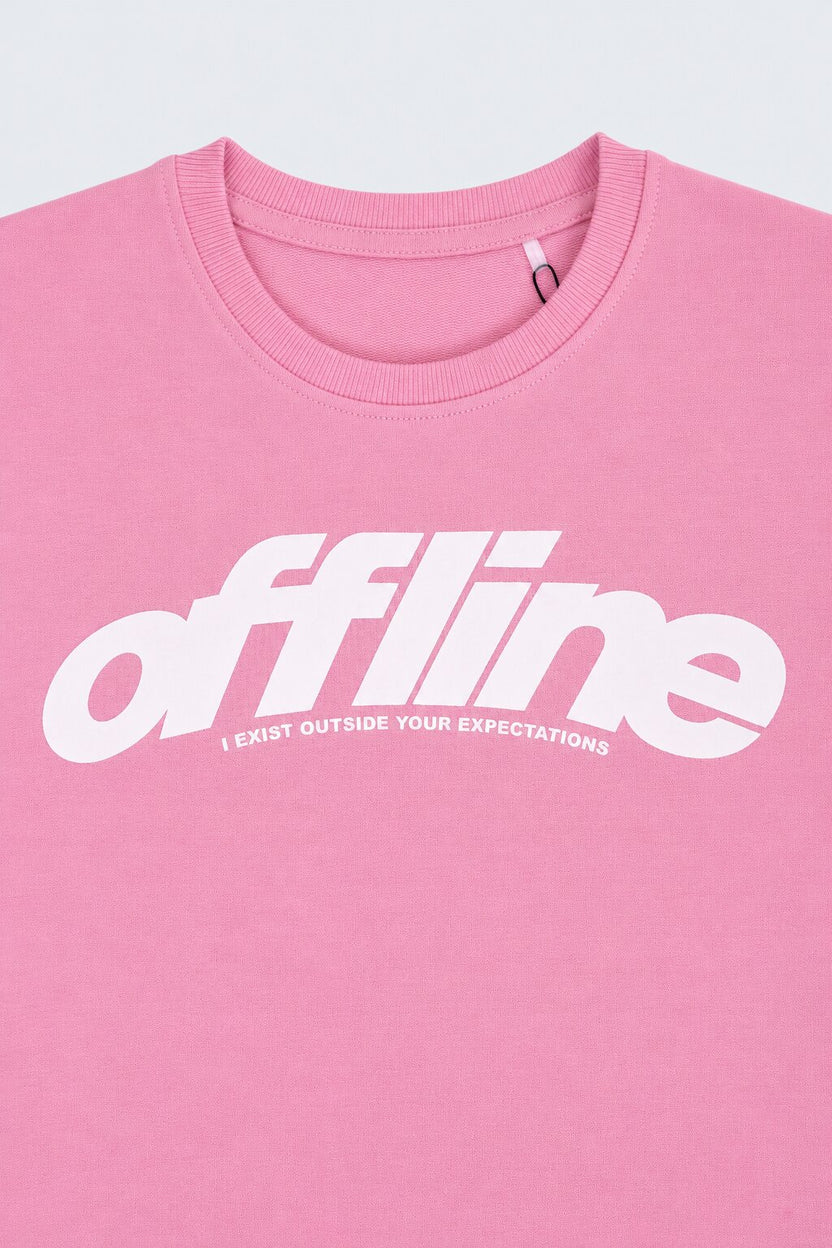 Tweens Girls Pink Typographic Print Sweatshirt - Image 6