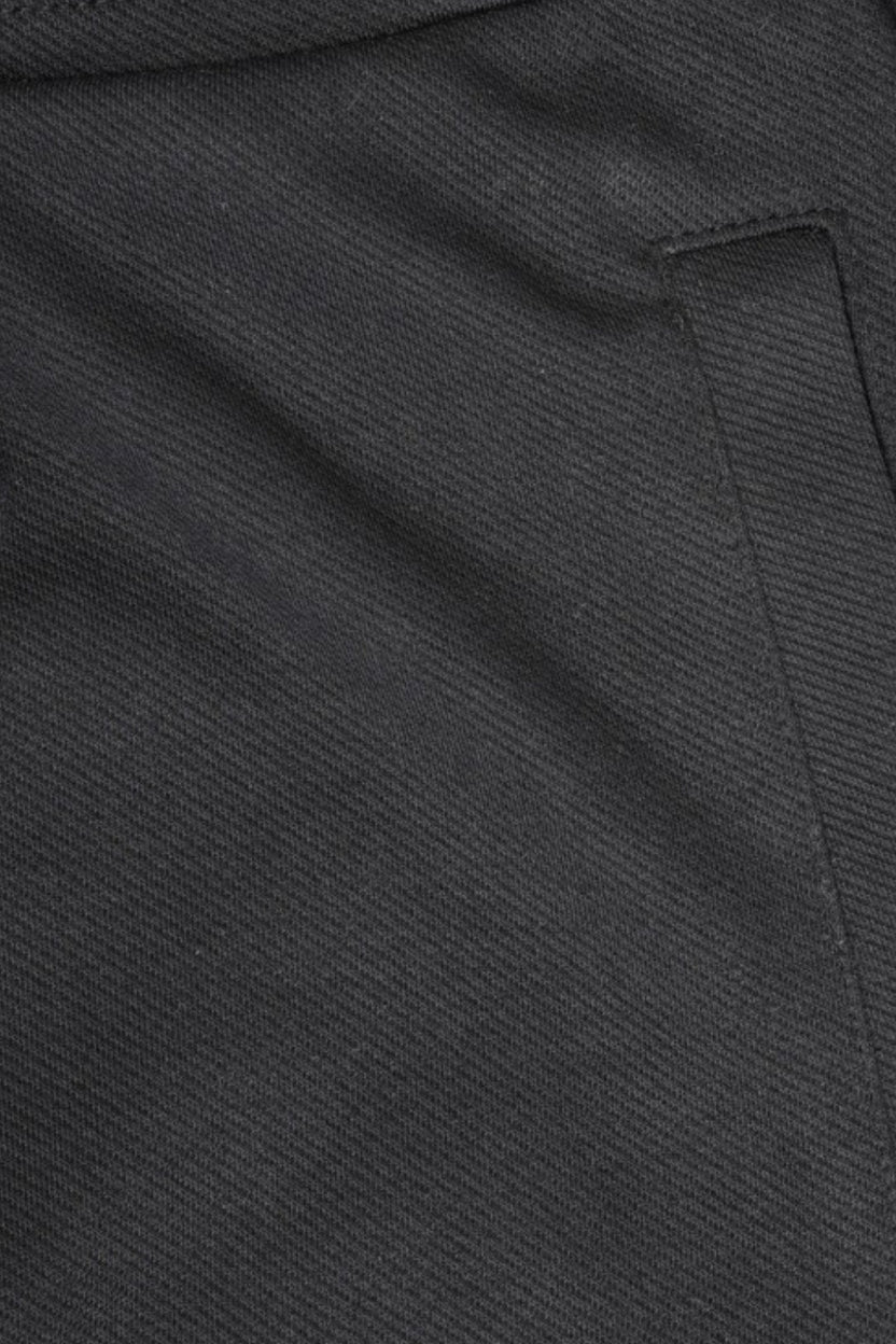 Mens Black Solid Drawstring Relaxed Fit Joggers - Image 8