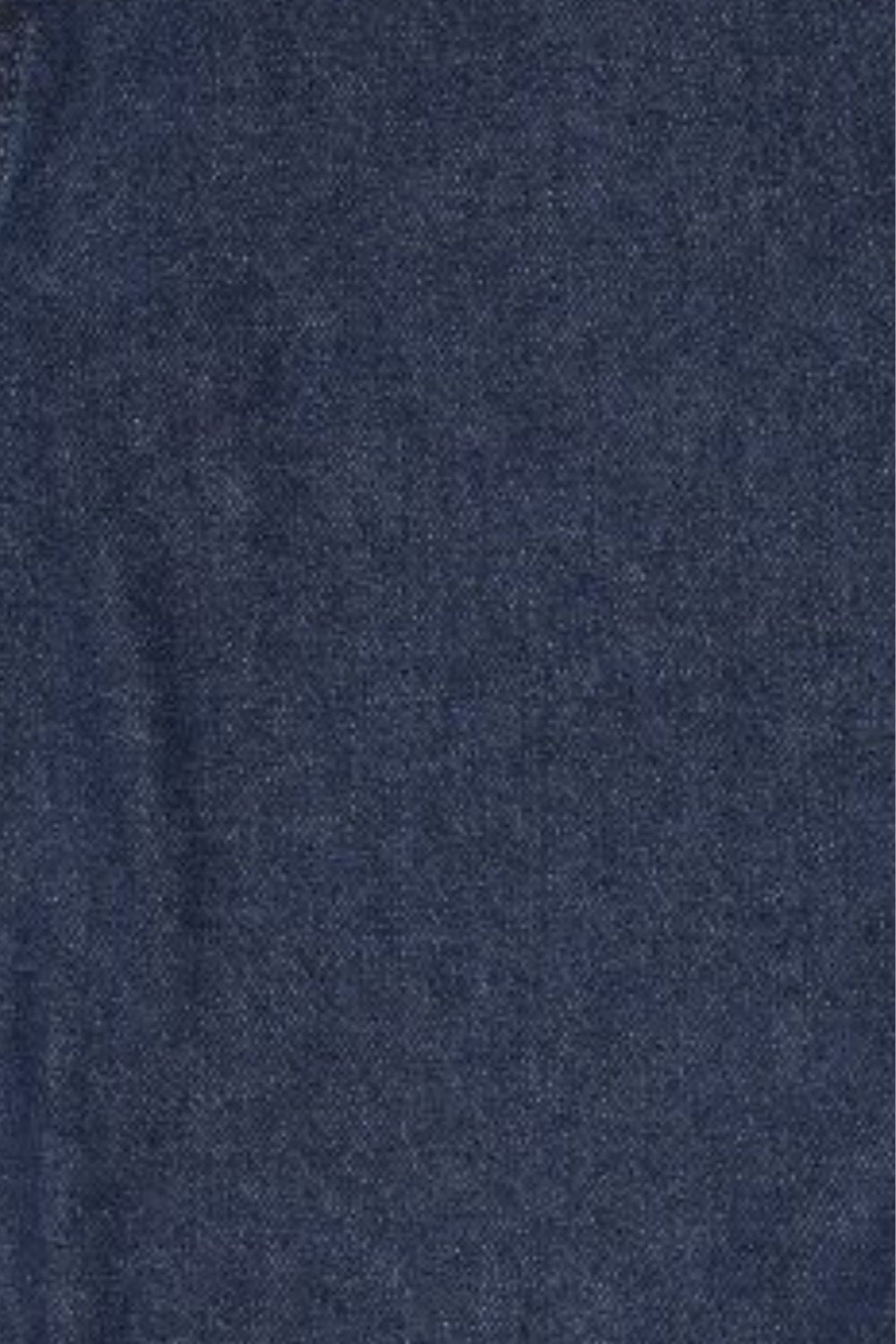Mens Blue Contrast Collar Denim Shaket - Image 8