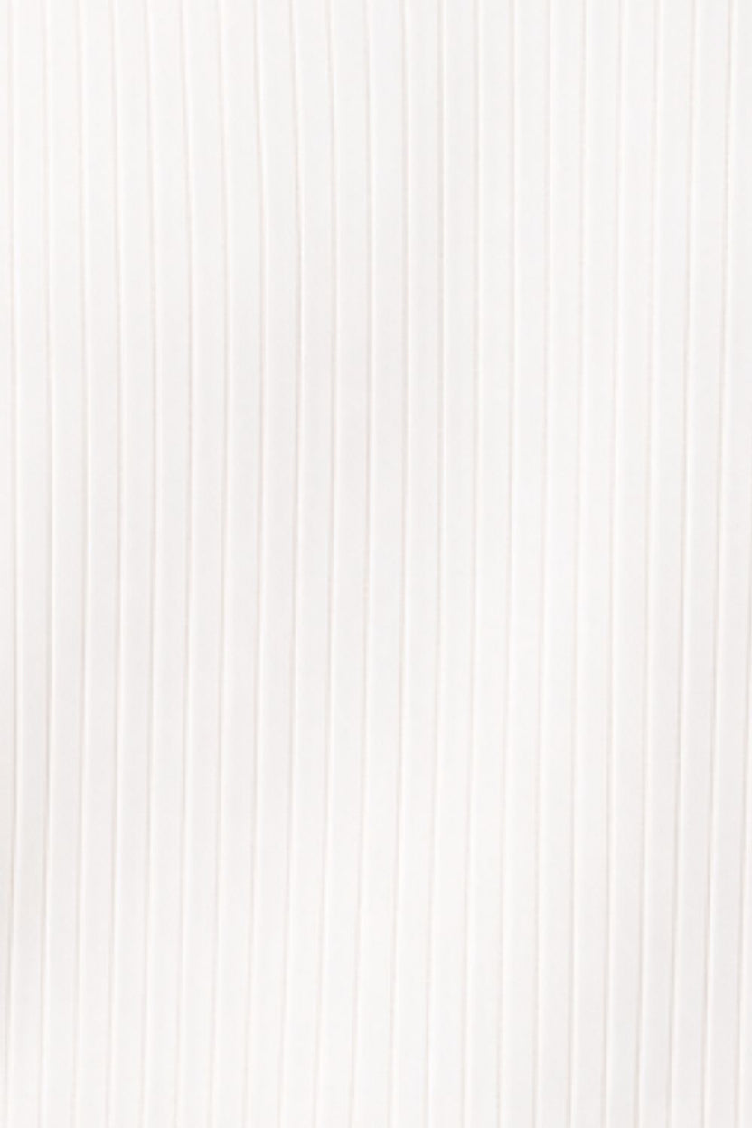 Mens White Ribbed Texture Hooded Sweatshirt - Image 8