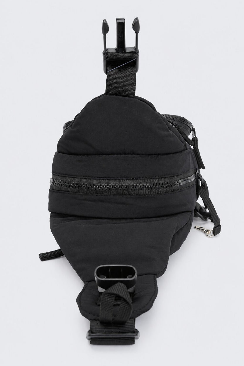 Womens Black Compact Utility Crossbody Bag - Image 4