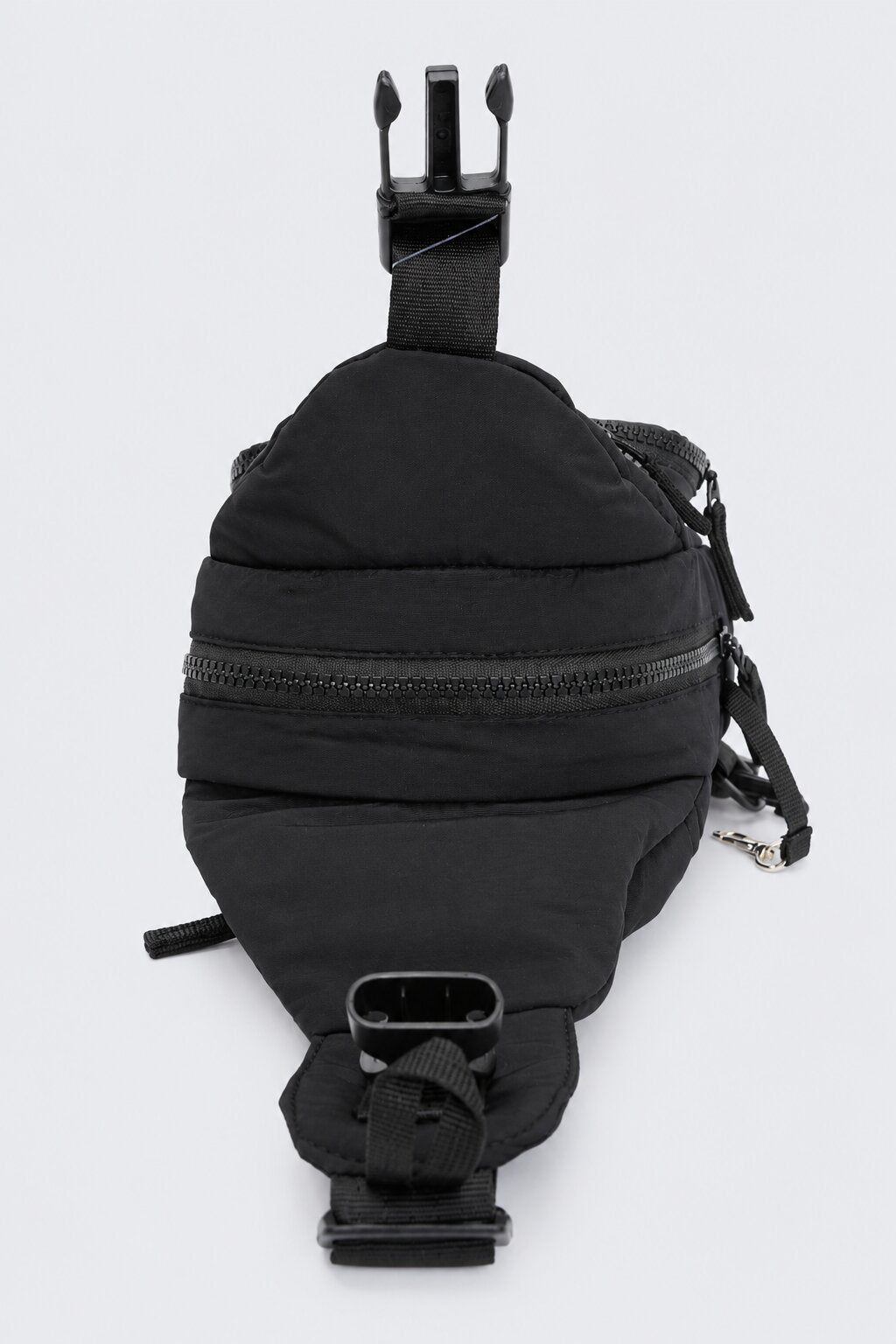 Womens Black Compact Utility Crossbody Bag - Image 4