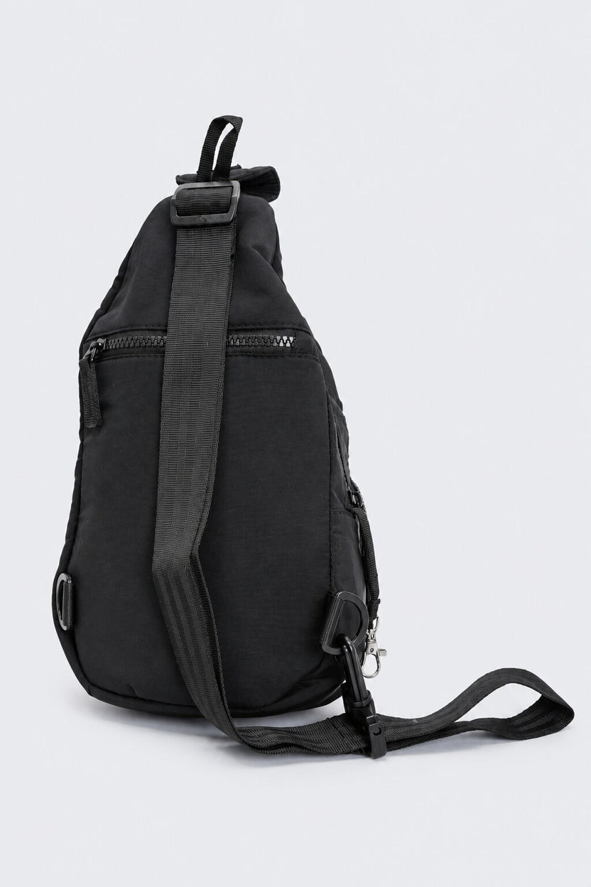 Womens Black Compact Utility Crossbody Bag - Image 5