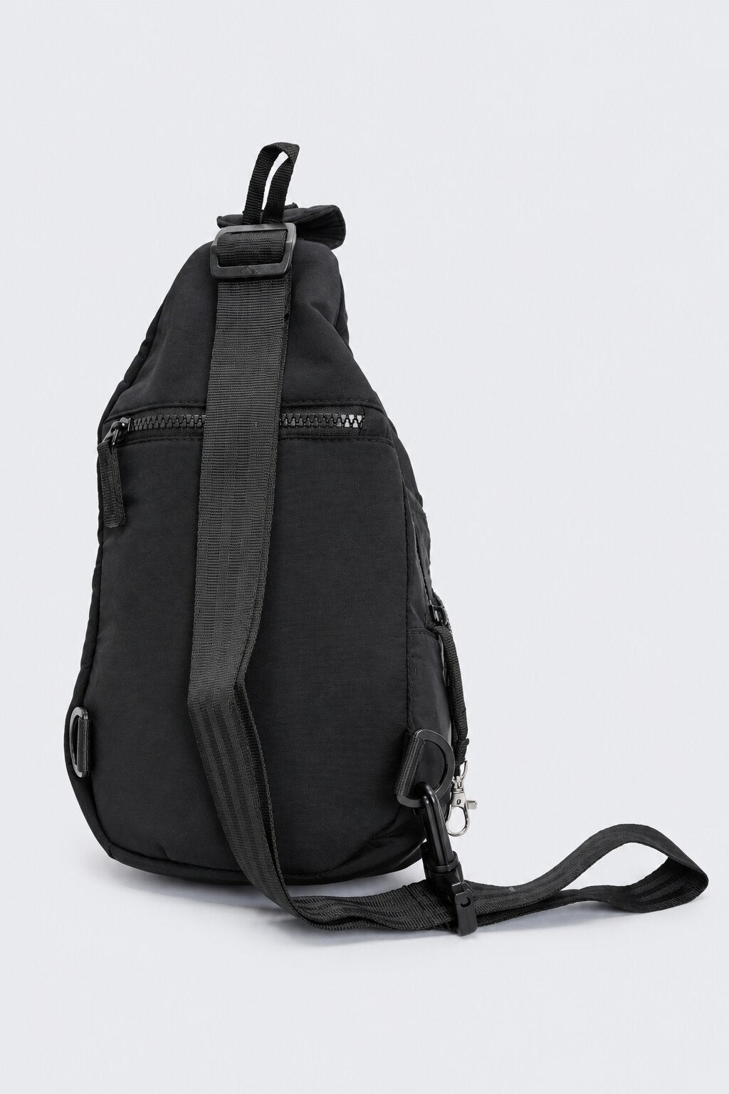 Womens Black Compact Utility Crossbody Bag - Image 5