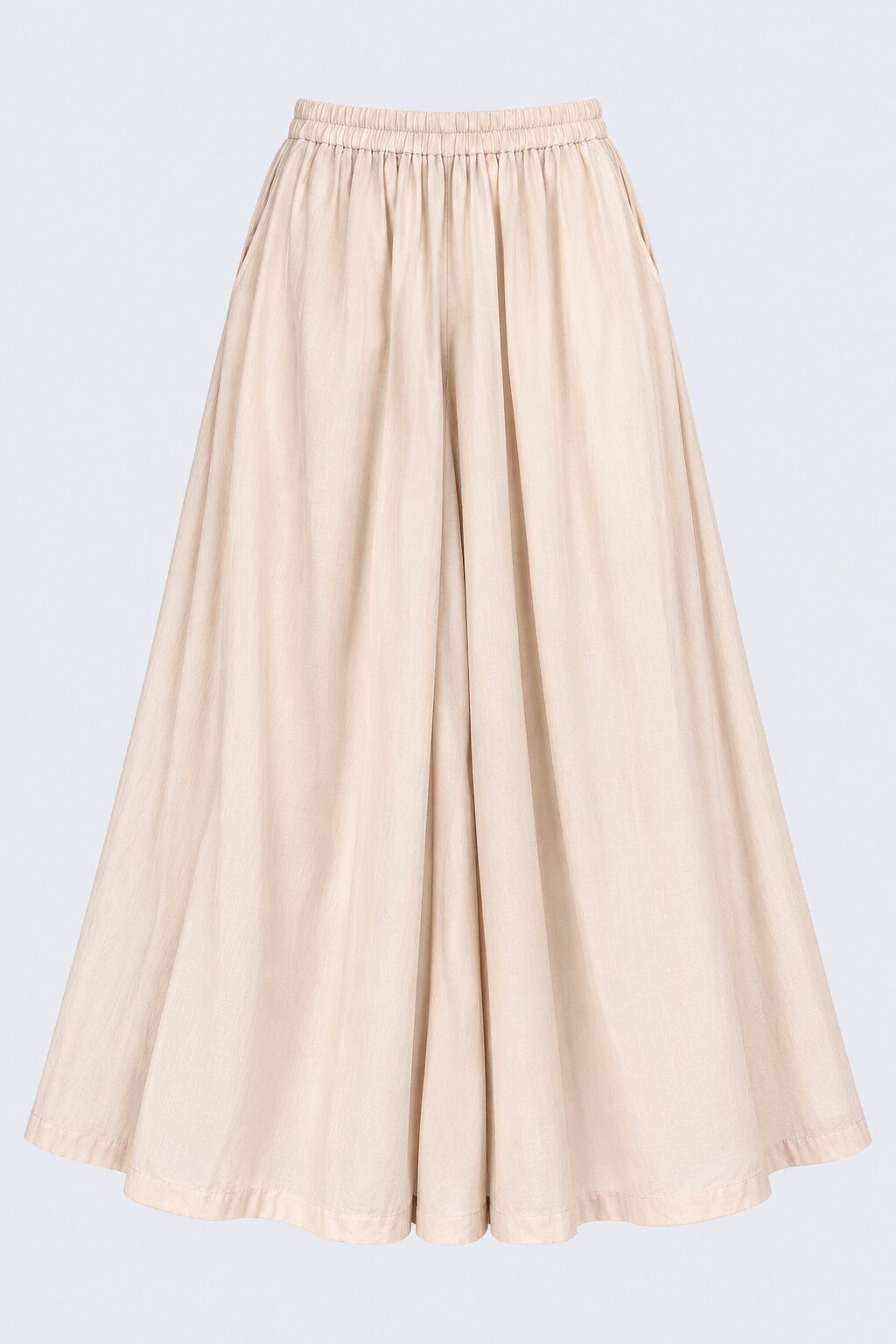 Womens Off White Flared Ethnic Palazzo - Image 7