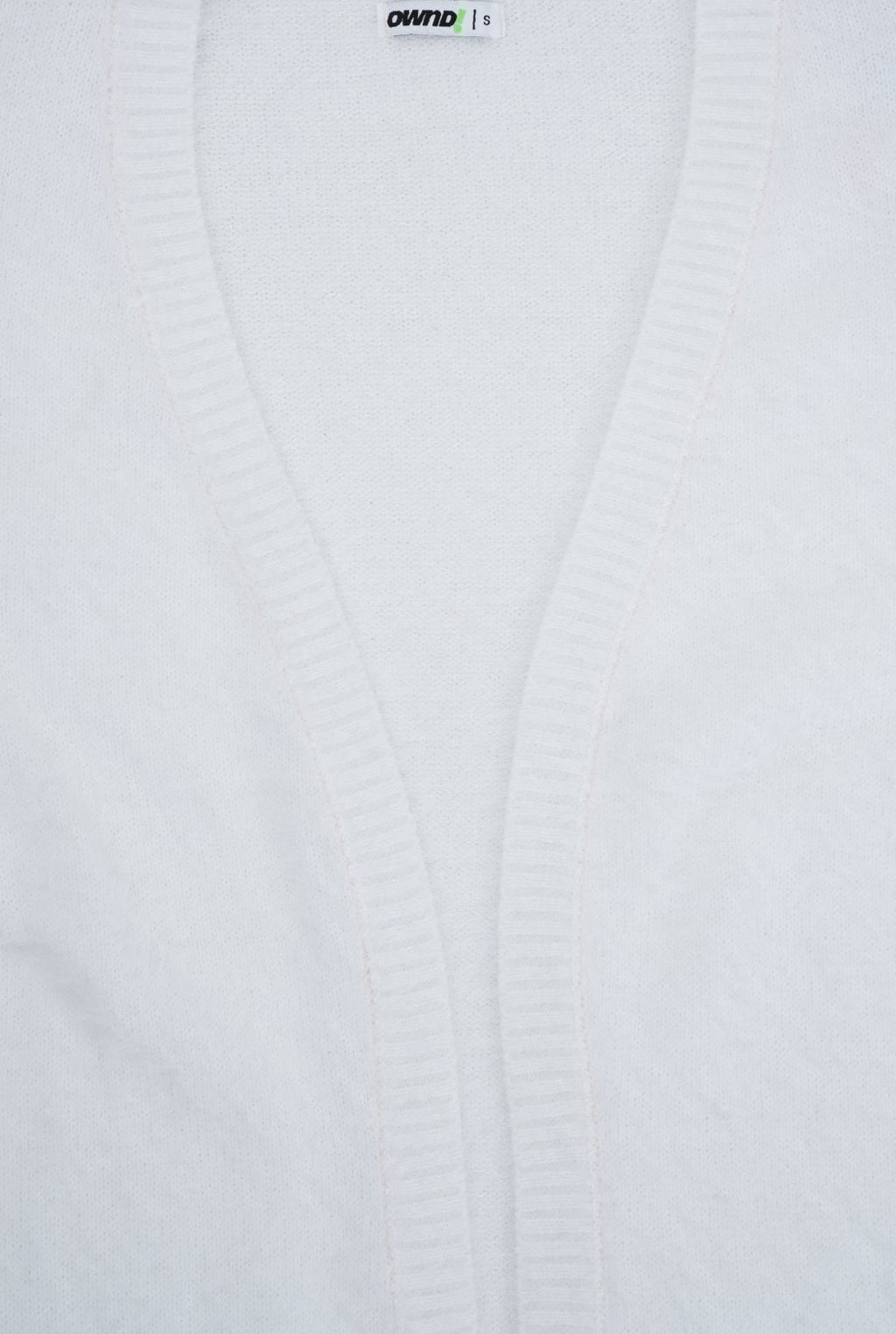 Womens Off White Open Front Furry Shrug - Image 8