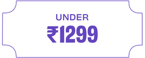 Under ₹1299 offer banner for affordable fashion deals.