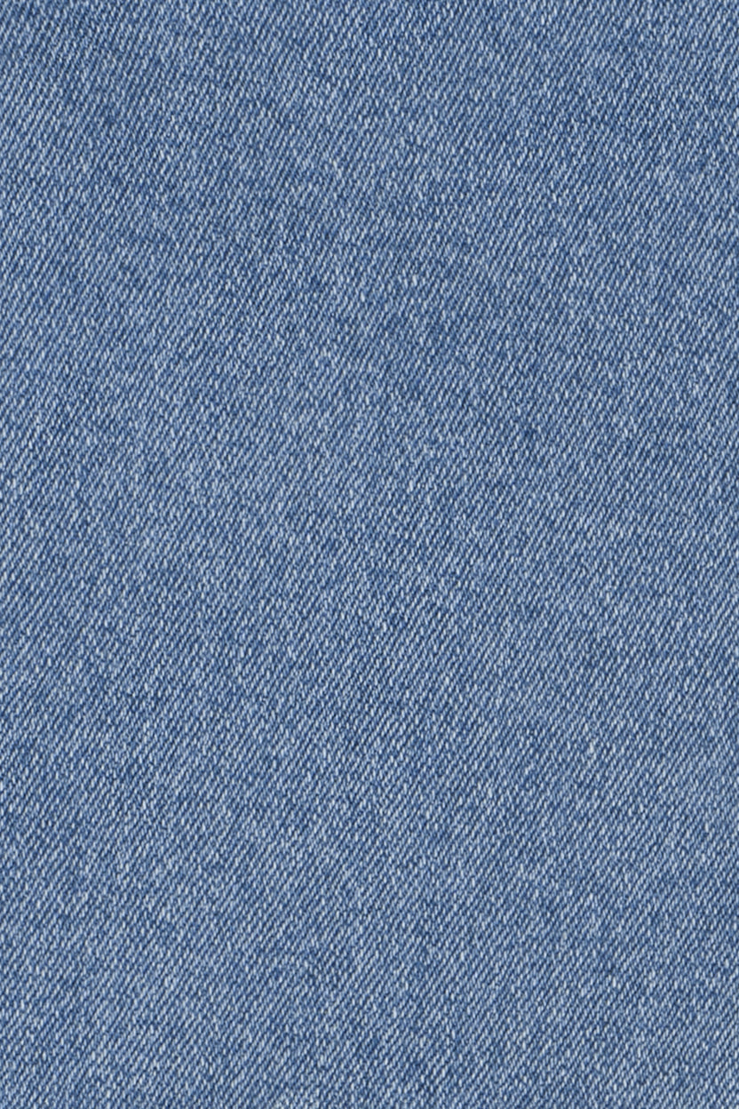Light Blue Solid Regular Fit Jeans for Girls - Image 5