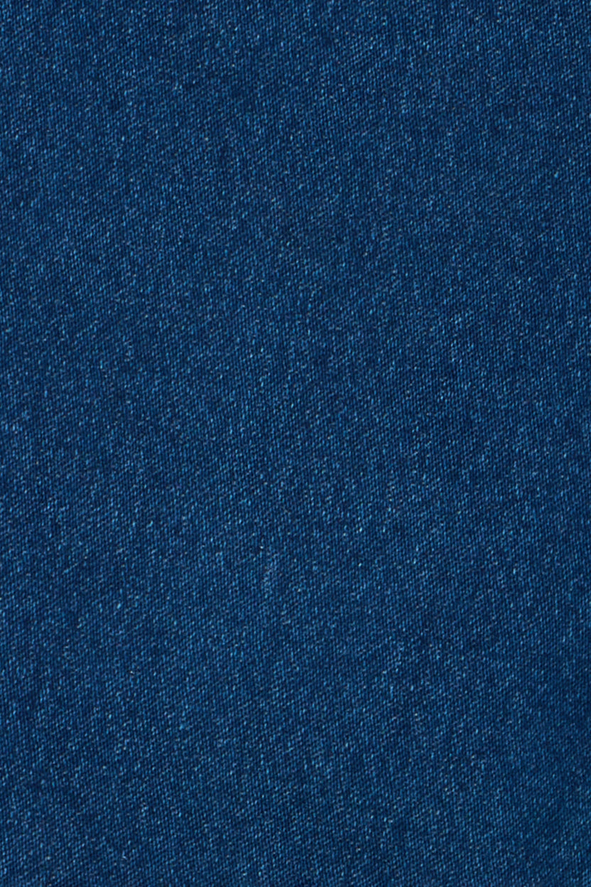 Navy Solid Regular Fit Jeans for Girls - Image 5