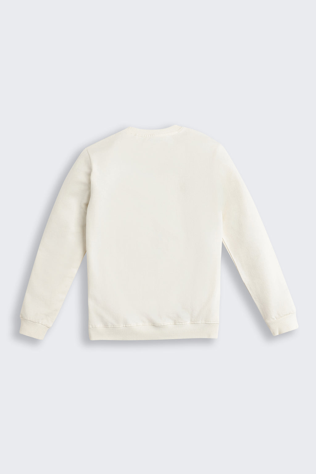 Off White Bike Graphic Regular Fit Sweatshirt for Tweens Boys - Image 3