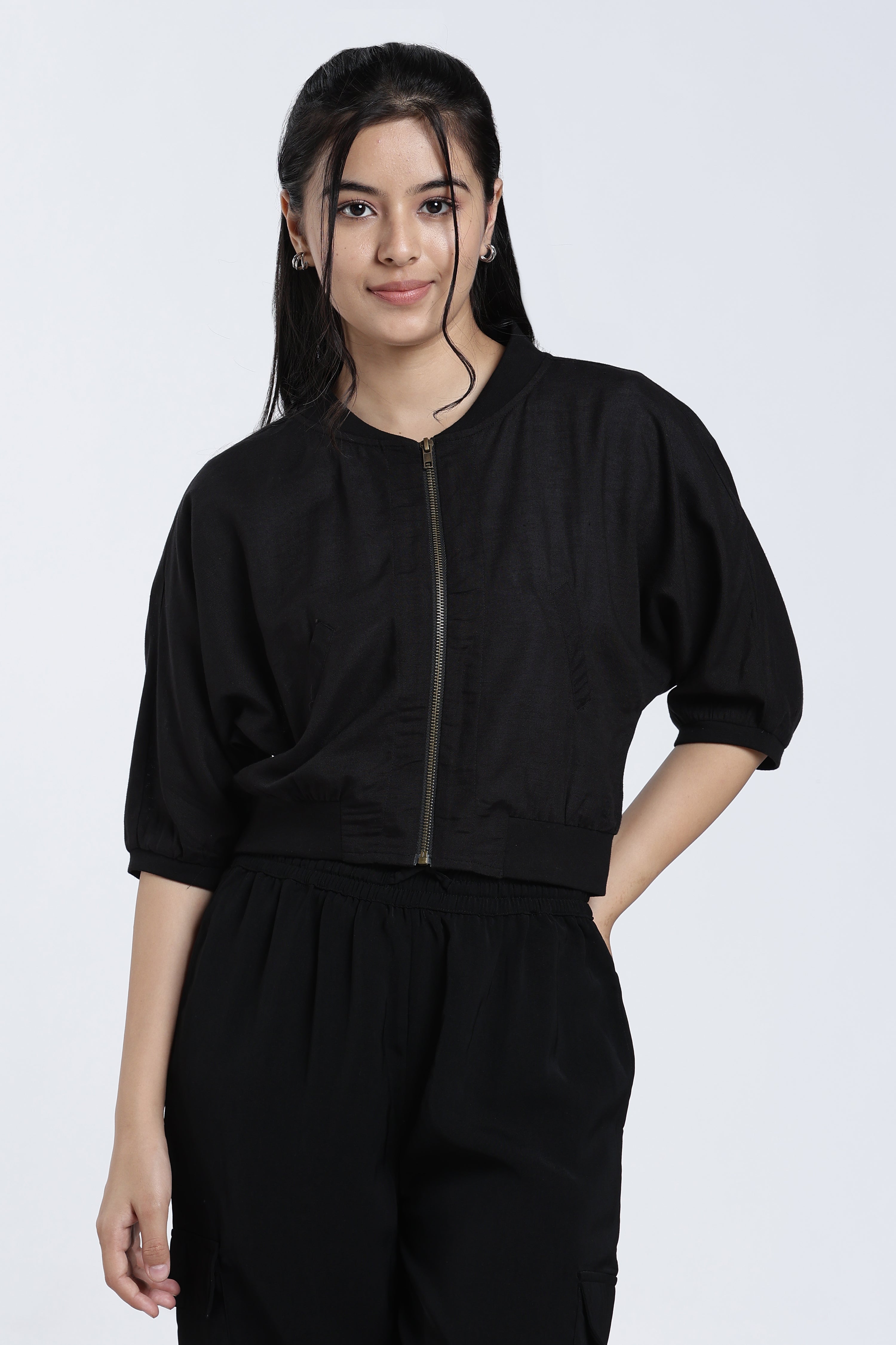 Black Wear Regular Fit Top for Women - Image 2