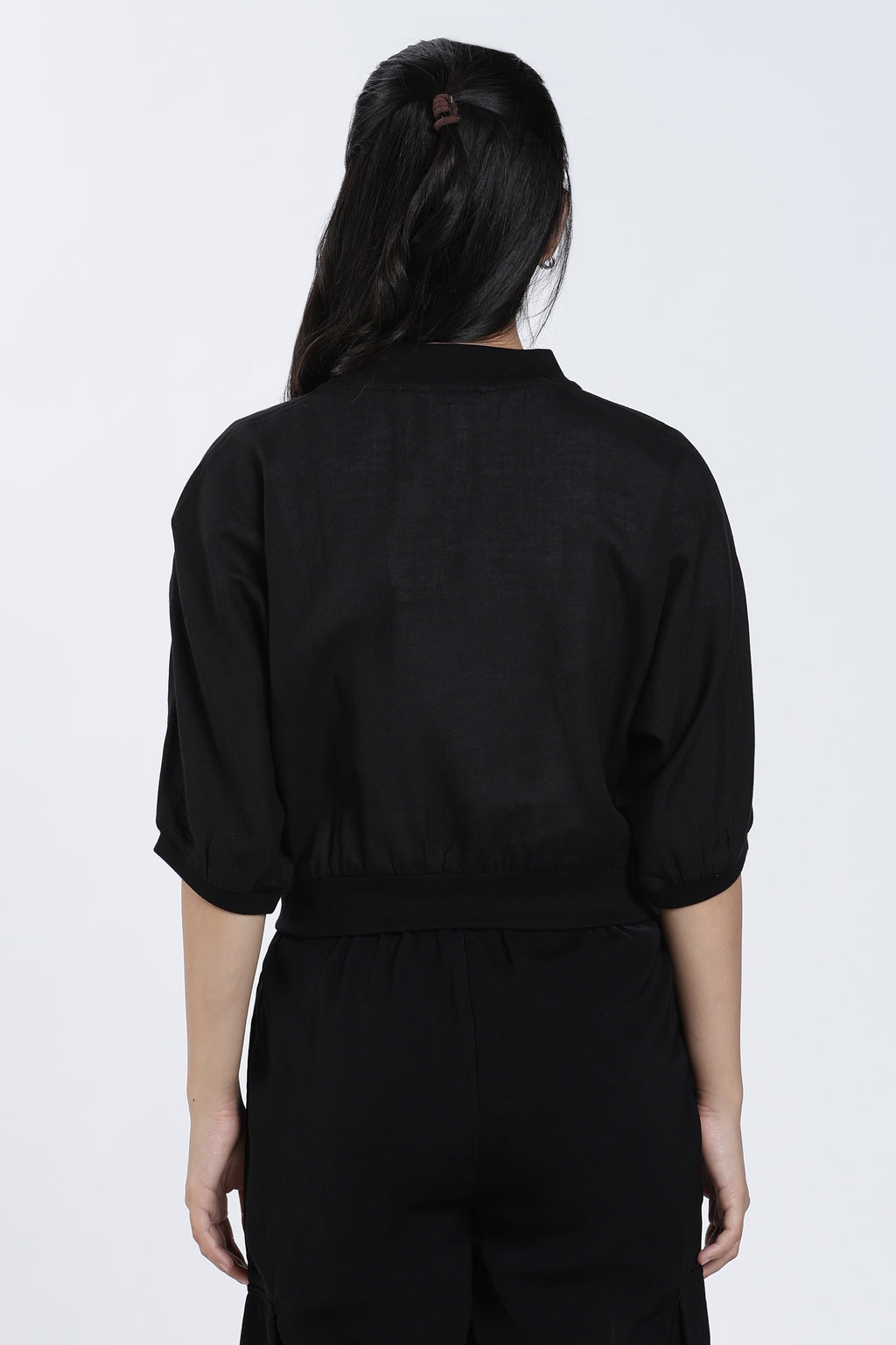 Black Wear Regular Fit Top for Women - Image 5