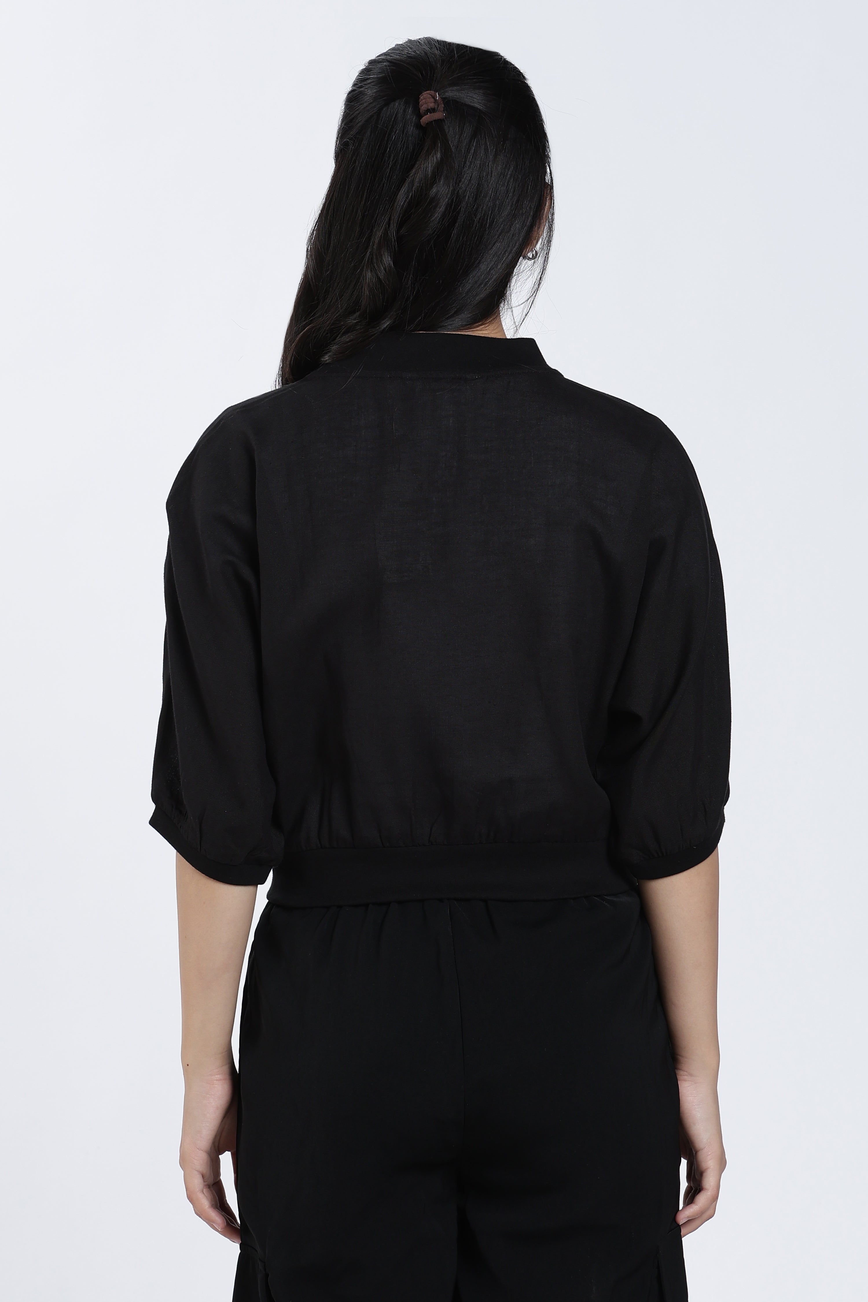 Black Wear Regular Fit Top for Women - Image 5