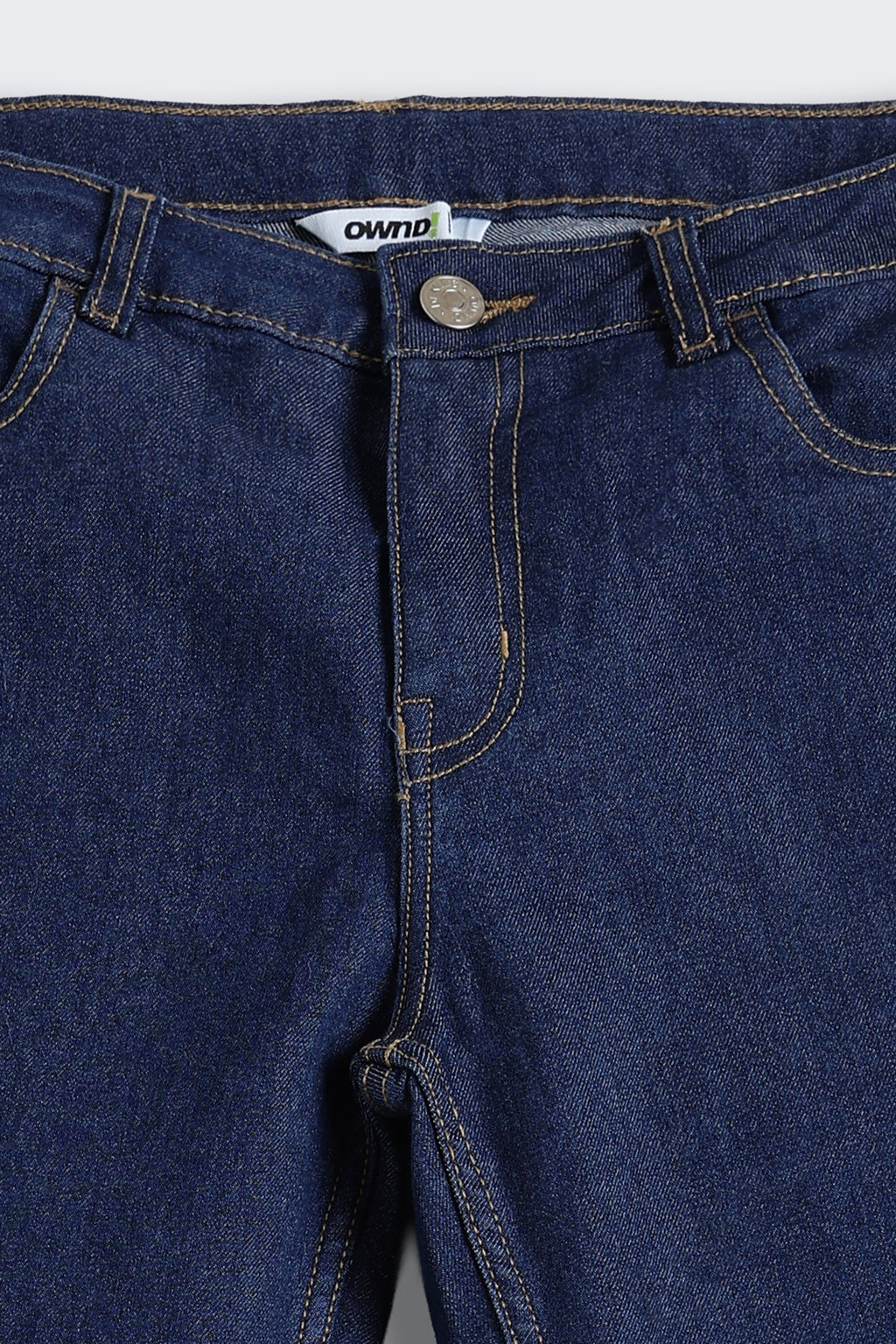 Navy 5 Pocketed Slim Fit Jeans for Tweens Girls - Image 4