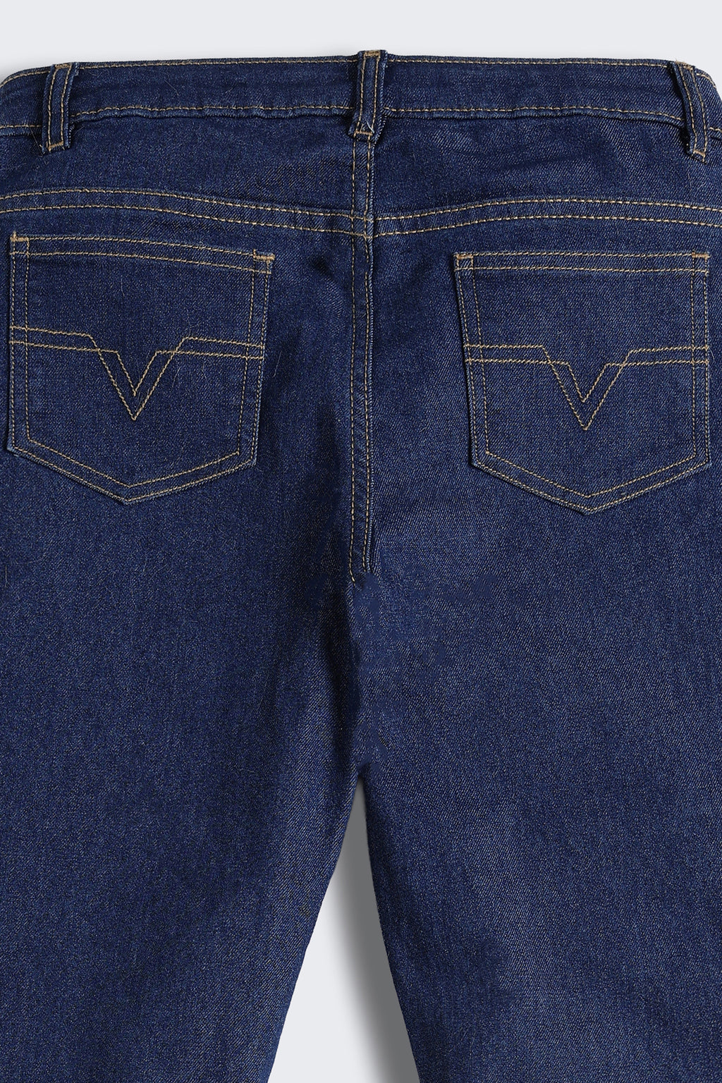 Navy 5 Pocketed Slim Fit Jeans for Tweens Girls - Image 6