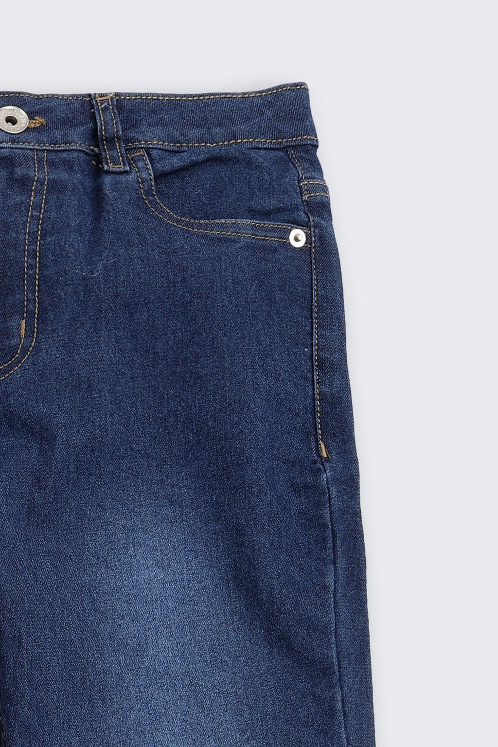 Navy 5 Pocketed Regular Fit Jeans for Tweens Boys - Image 6