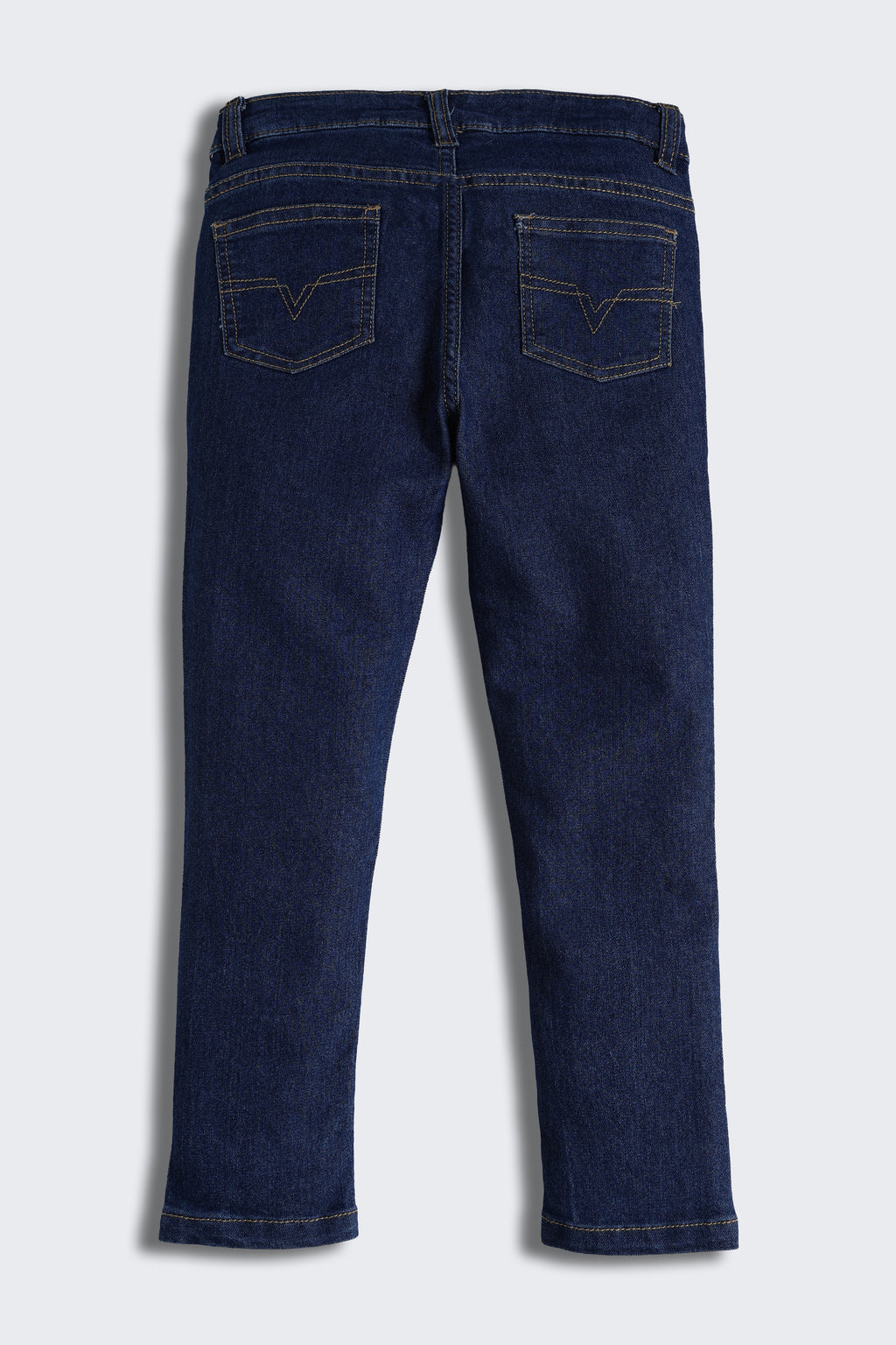 Navy 5 Pocketed Regular Fit Jeans for Girls - Image 3