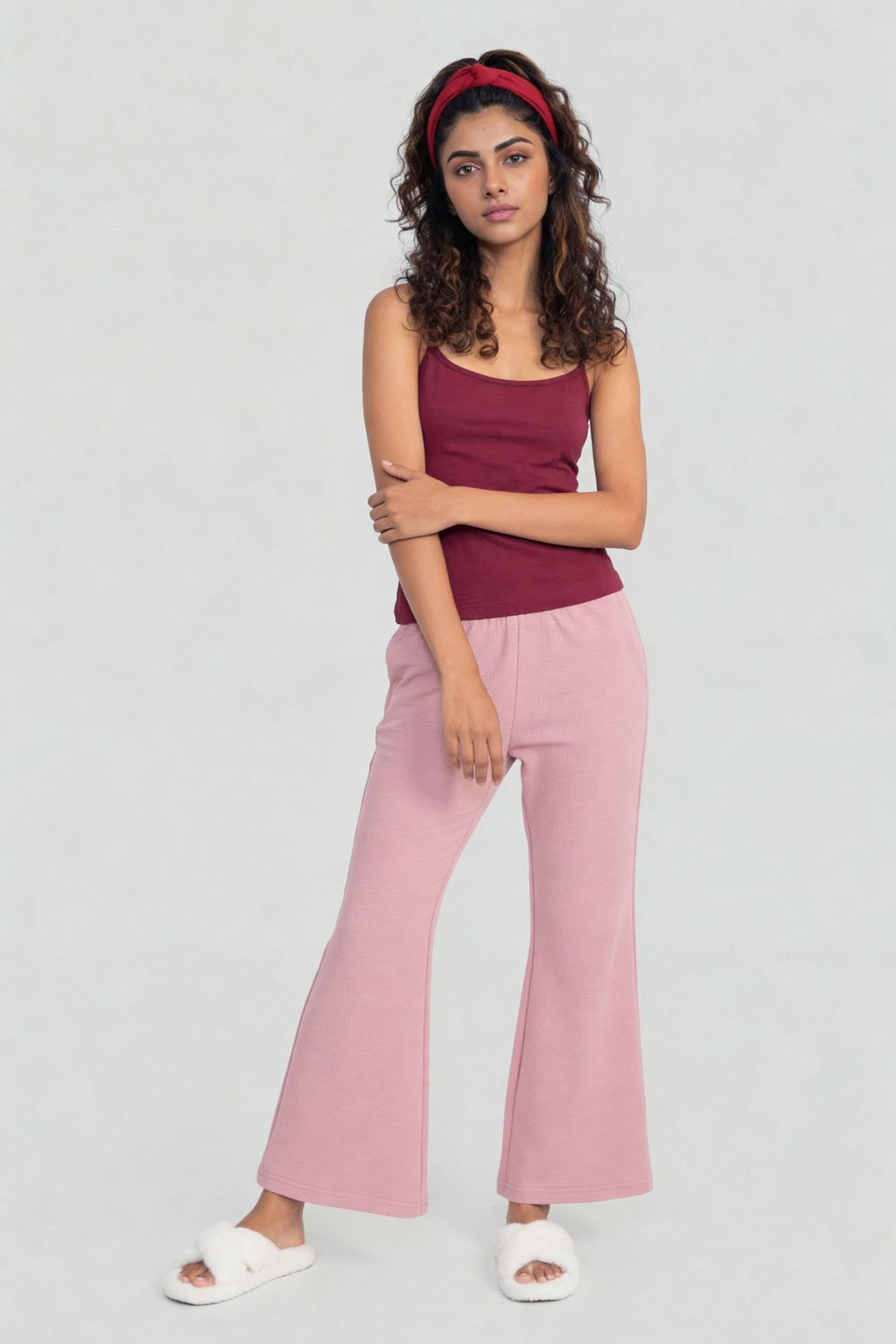 Maroon Essential Fitted Camisole for Women - Image 6
