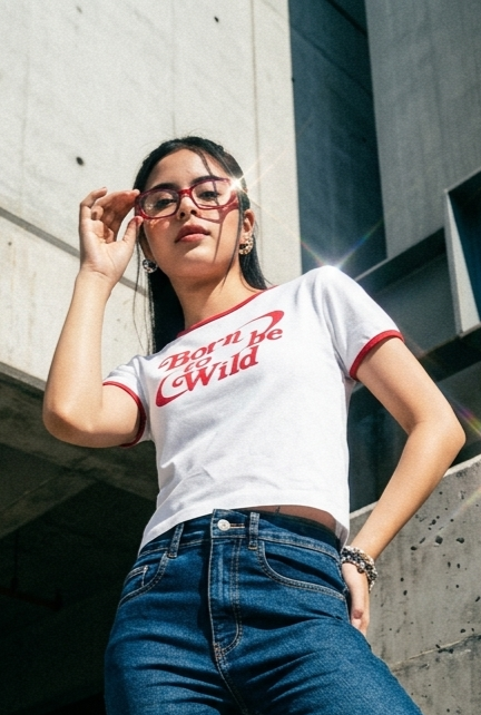 White Cotton Regular Fit T-Shirt for Women - Image 1