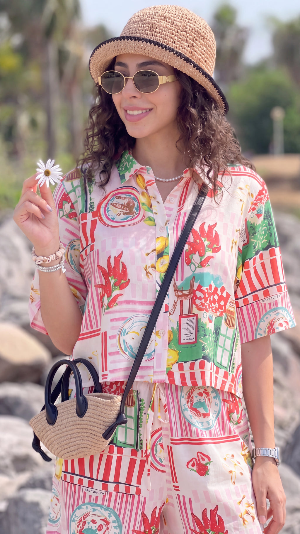 Multi Coloured Patterned Regular Fit Shirt for Women - Image 1