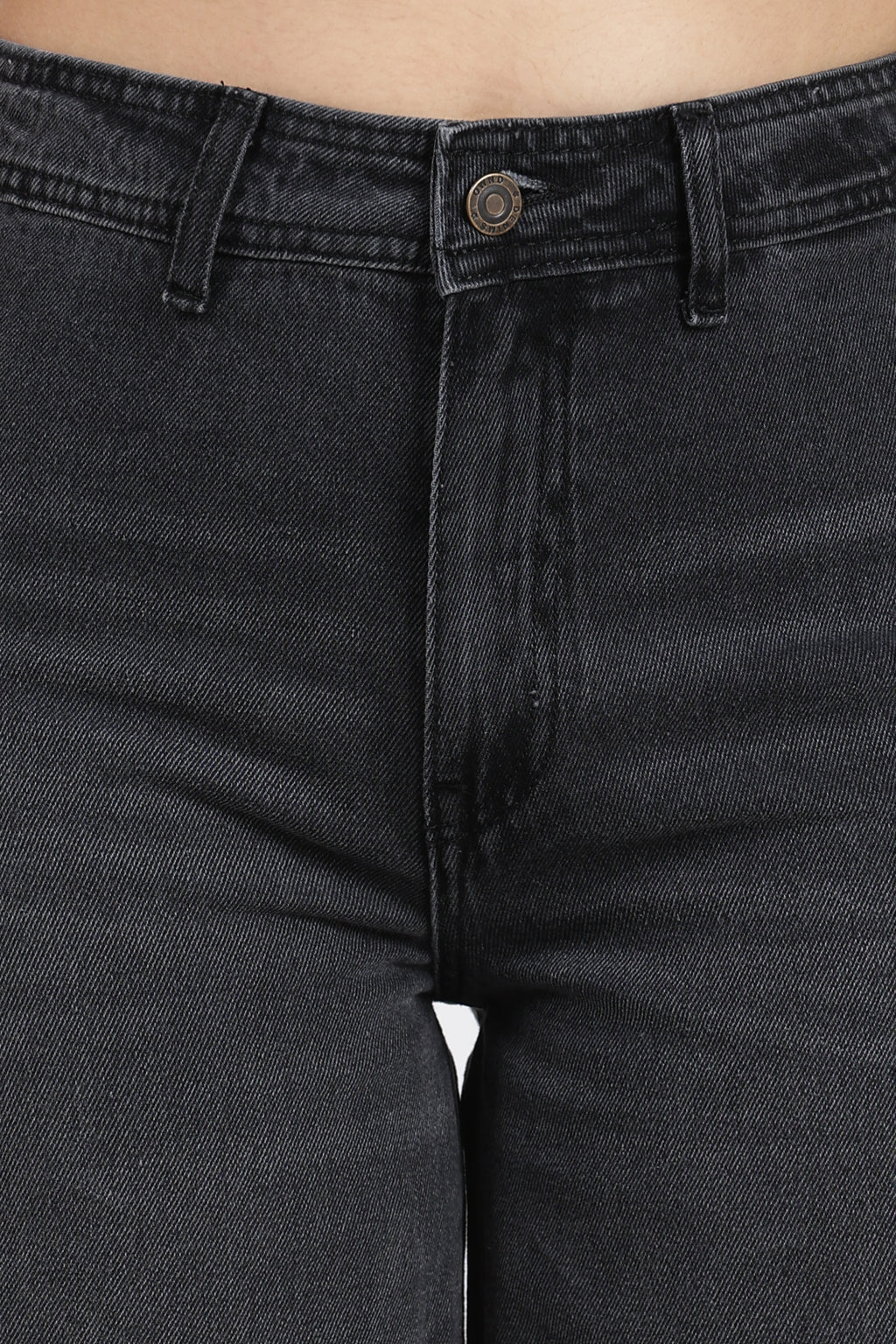 Black Regular Fit Jeans for Women - Image 3