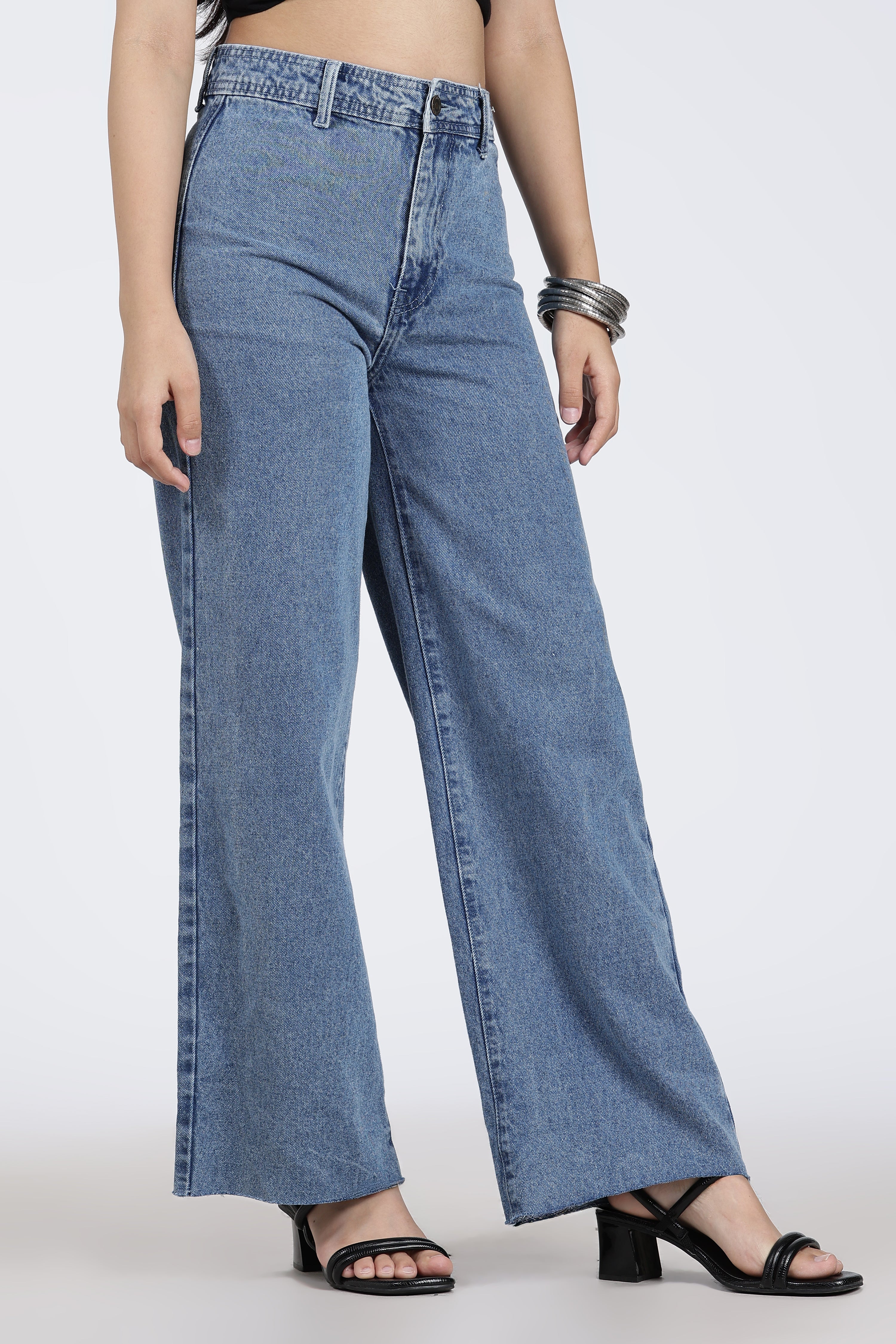 Blue Regular Fit Jeans for Women - Image 4