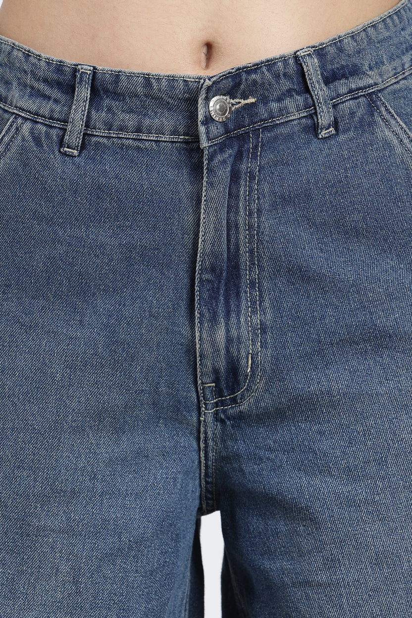 Blue 5 Pocketed Regular Fit Jeans for Women - Image 3