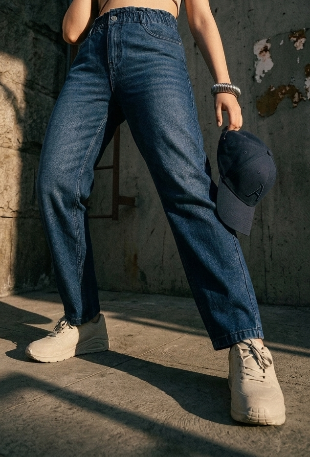 Blue 5 Pocketed Regular Fit Jeans for Women - Image 1