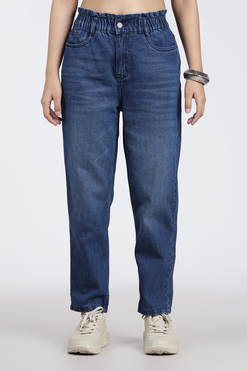 Blue 5 Pocketed Regular Fit Jeans for Women - Image 2