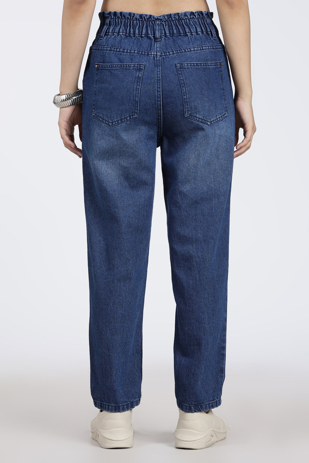 Blue 5 Pocketed Regular Fit Jeans for Women - Image 5