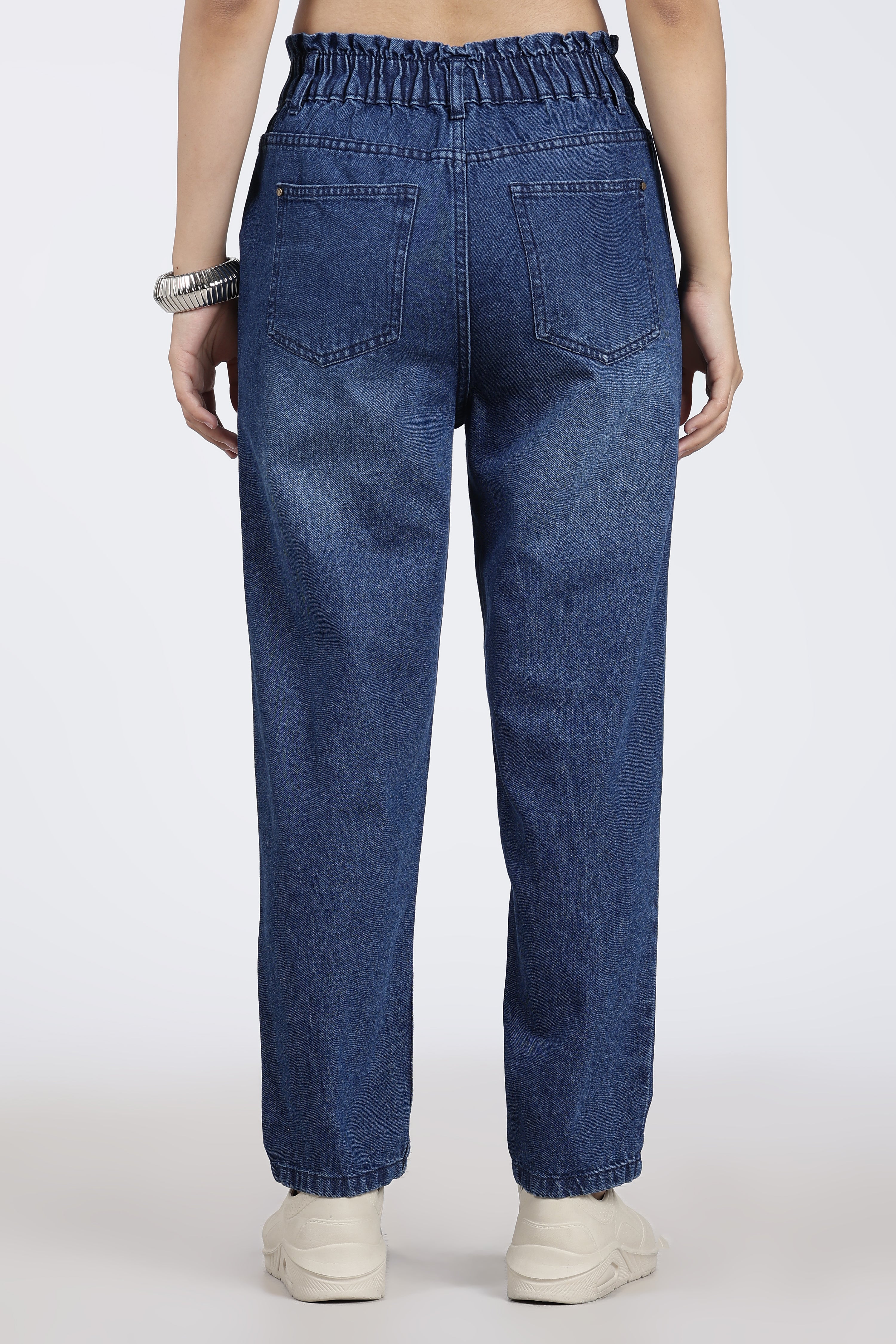 Blue 5 Pocketed Regular Fit Jeans for Women - Image 5
