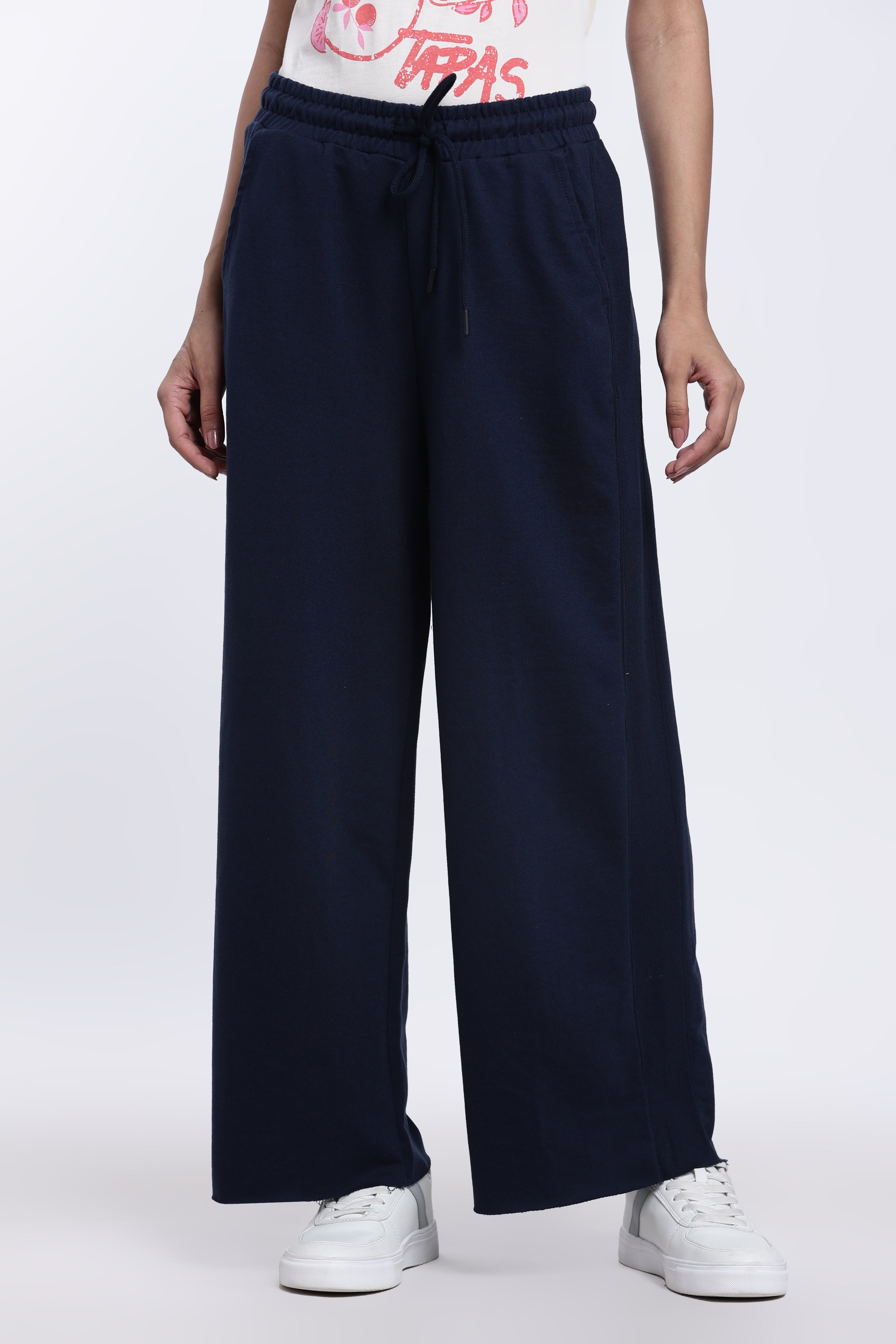 Navy Regular Fit Pant for Women - Image 2