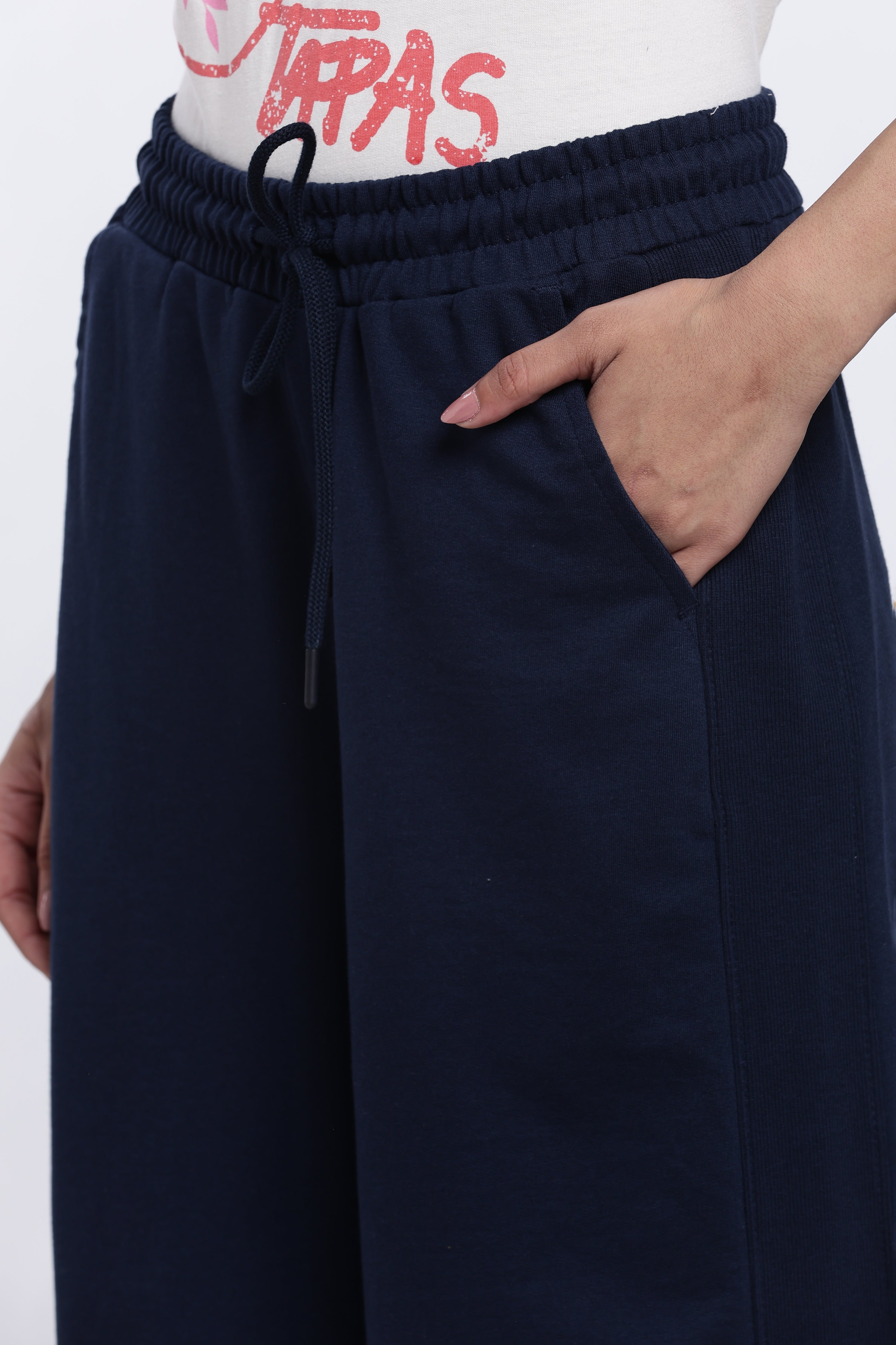 Navy Regular Fit Pant for Women - Image 7