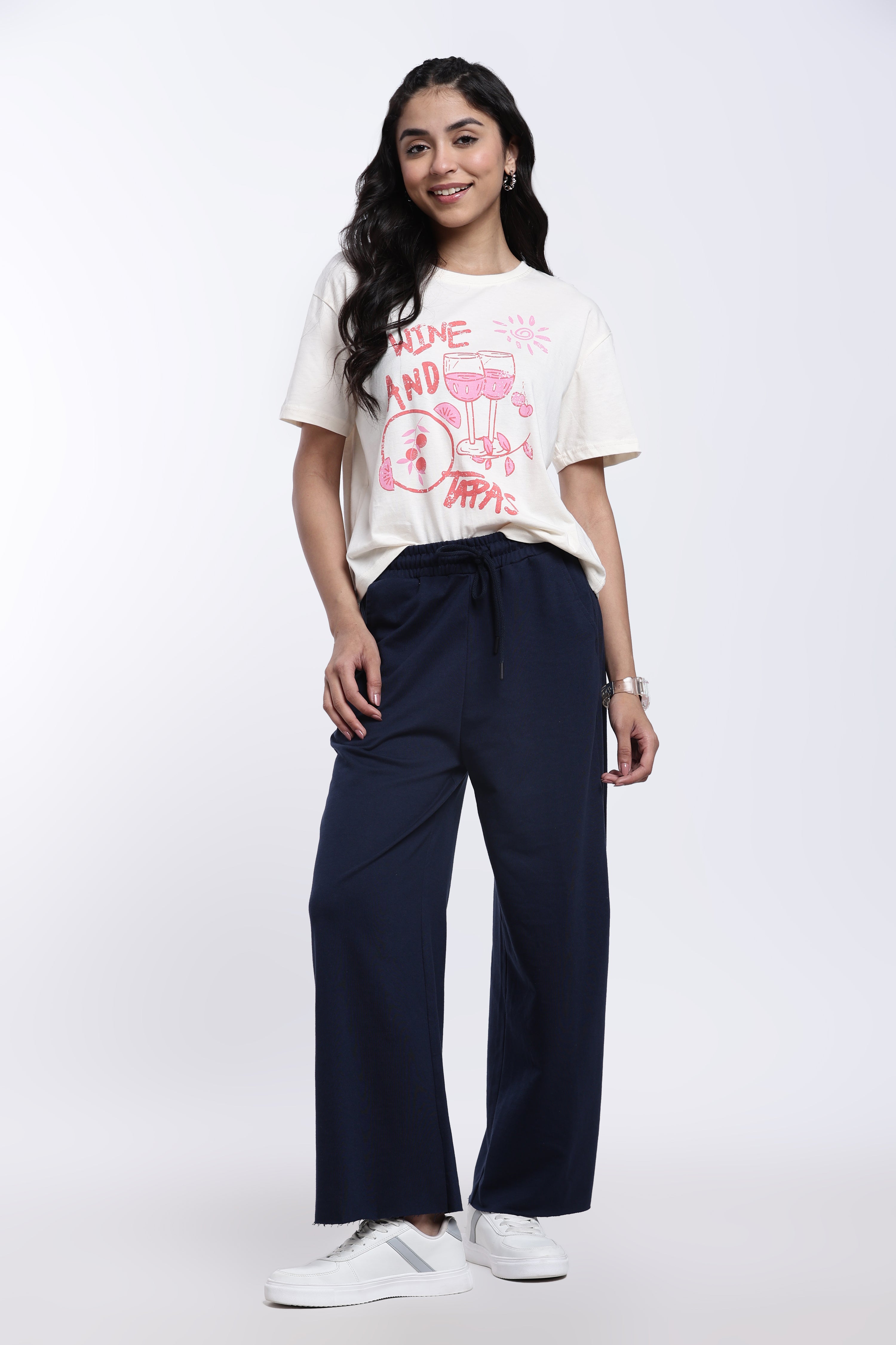 Navy Regular Fit Pant for Women - Image 6