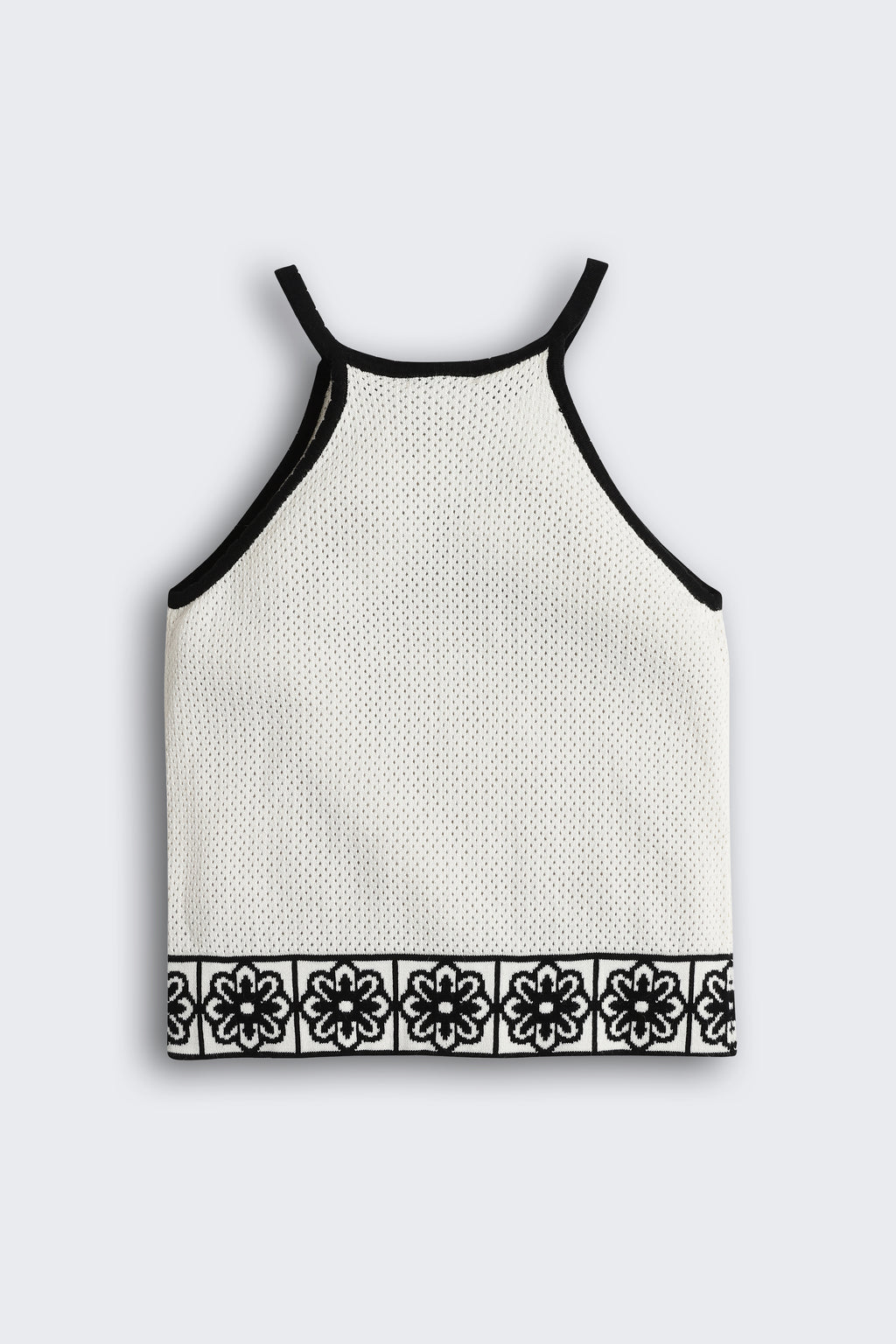 White Self Design Regular Fit Top for Tweens Girls - Image 3