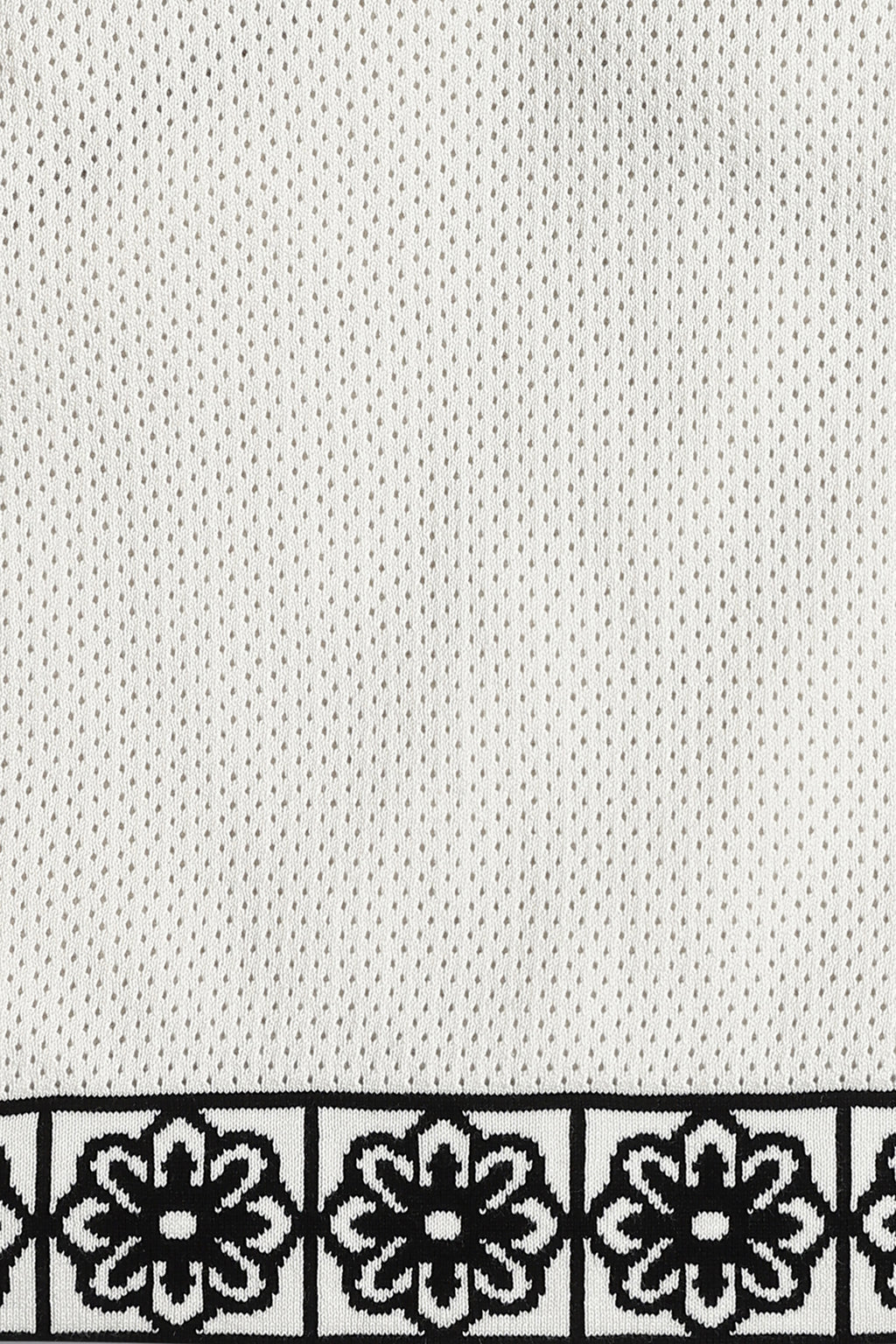 White Self Design Regular Fit Top for Tweens Girls - Image 6