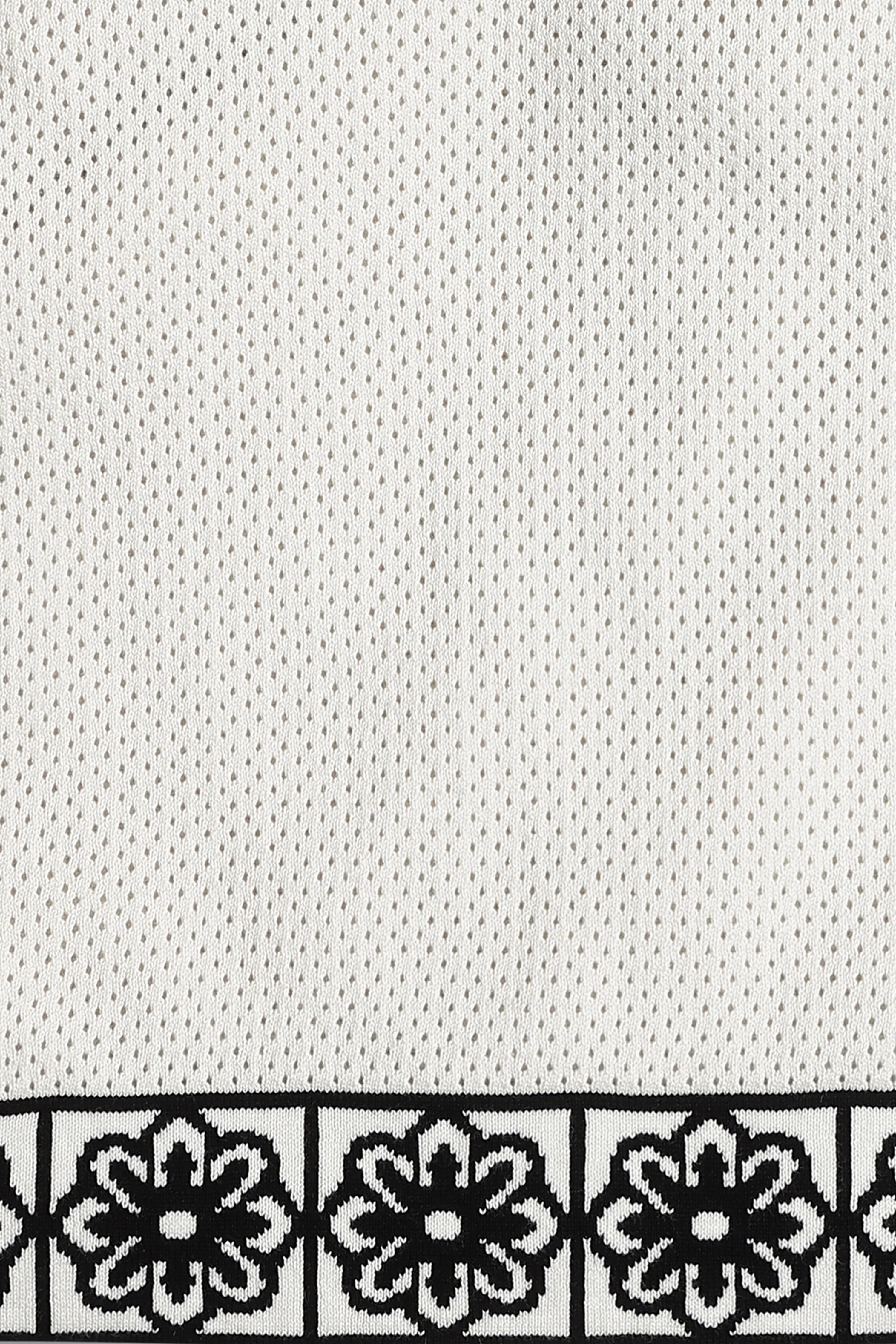 White Self Design Regular Fit Top for Tweens Girls - Image 6