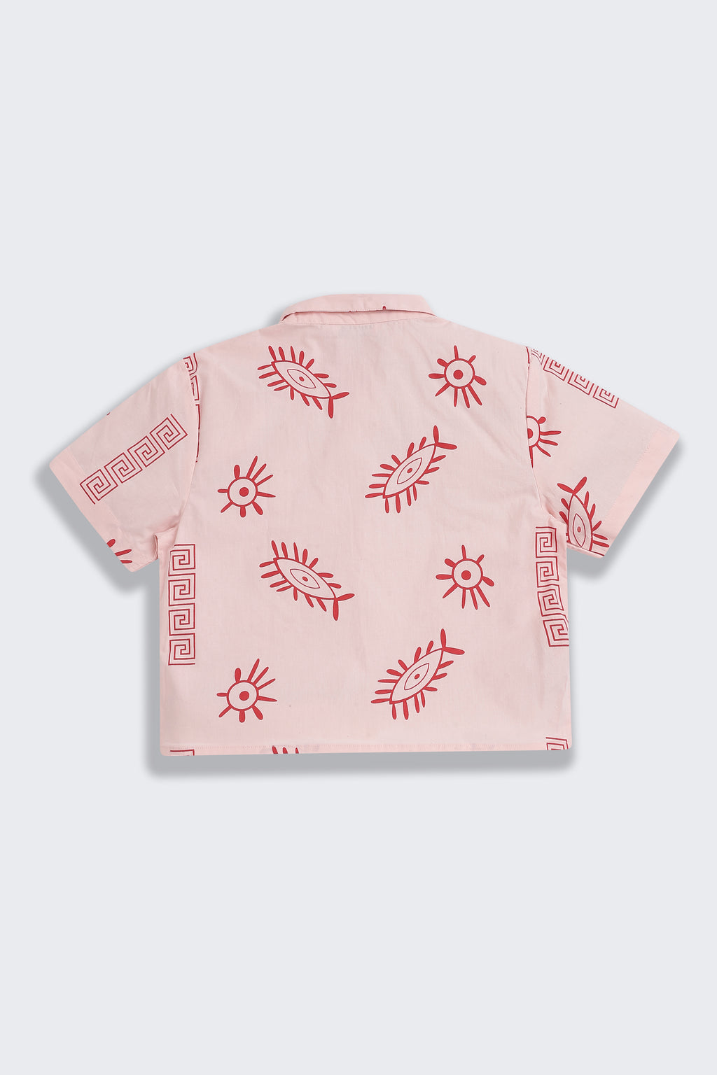 Pink Evil Eye All - Over Printed Regular Fit Co-ord Set for Tweens Girls - Image 4