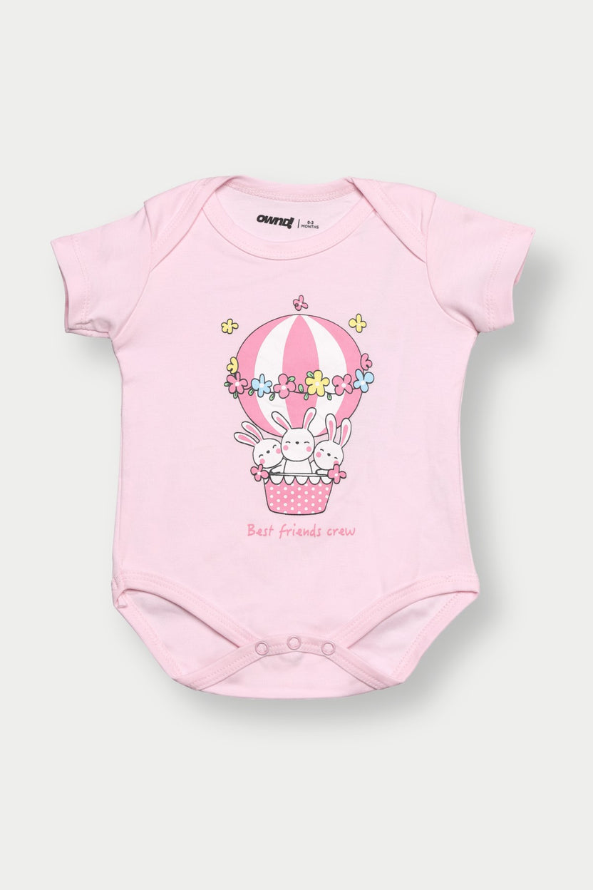Pink Graphic Regular Fit Gift Sets for Infant Girls - Image 3