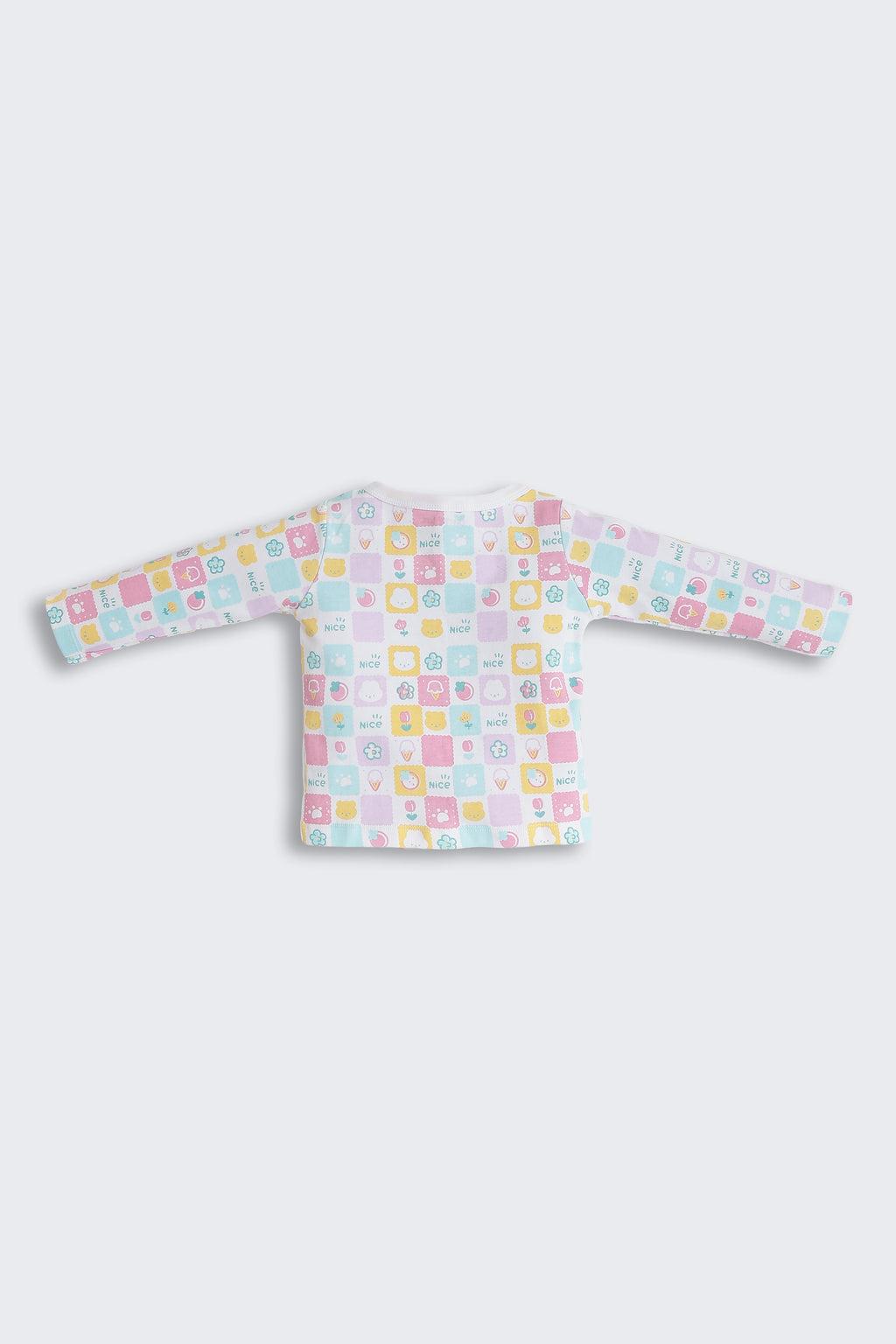 Multi-coloured Printed Regular Fit Co-ord Set for Infant Girls - Image 5